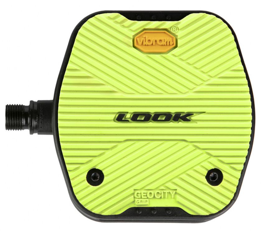 Look Geo City Grip Pedals Yellow