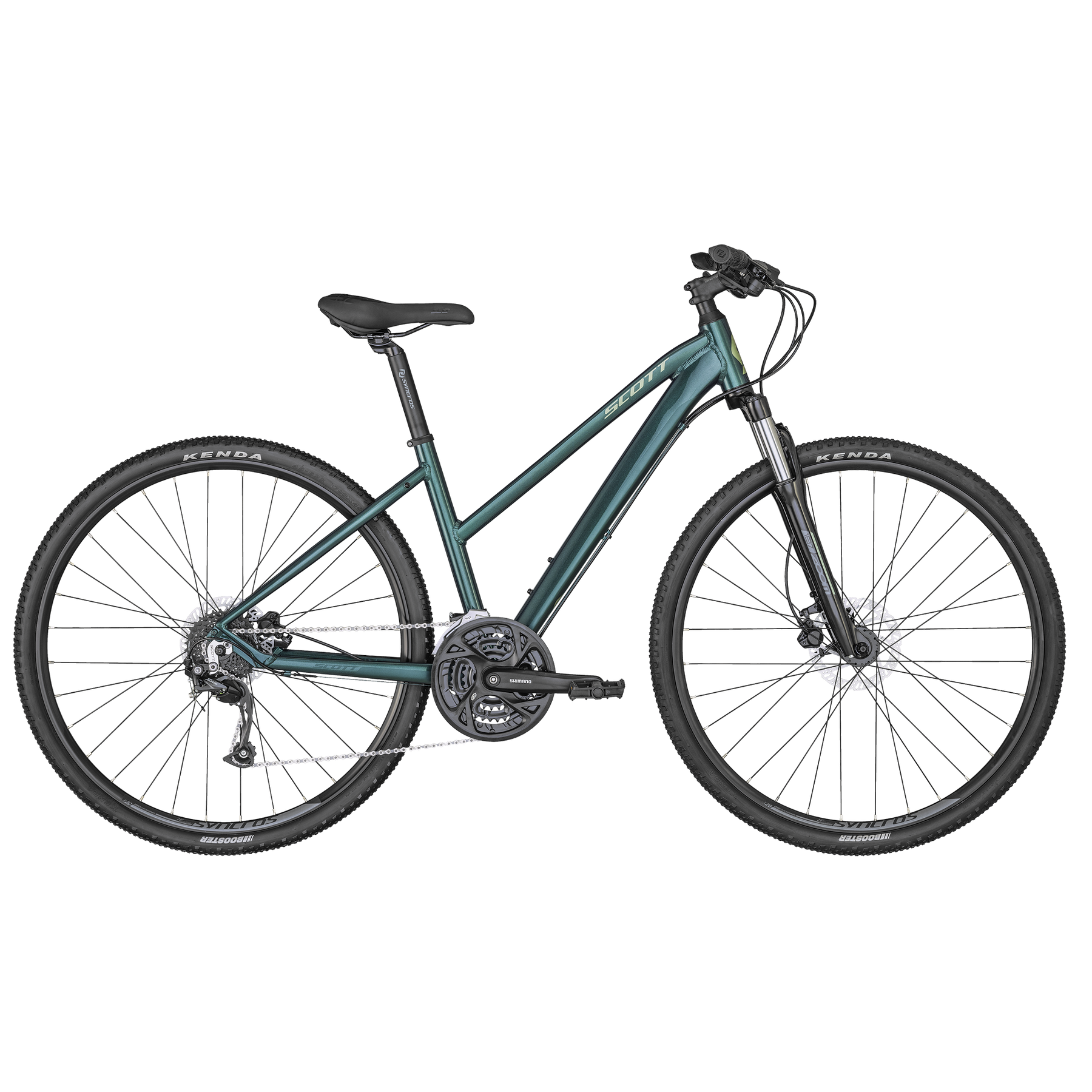 Scott Sub Cross 40 Lady Hybrid Bike Deep Teal Green XL