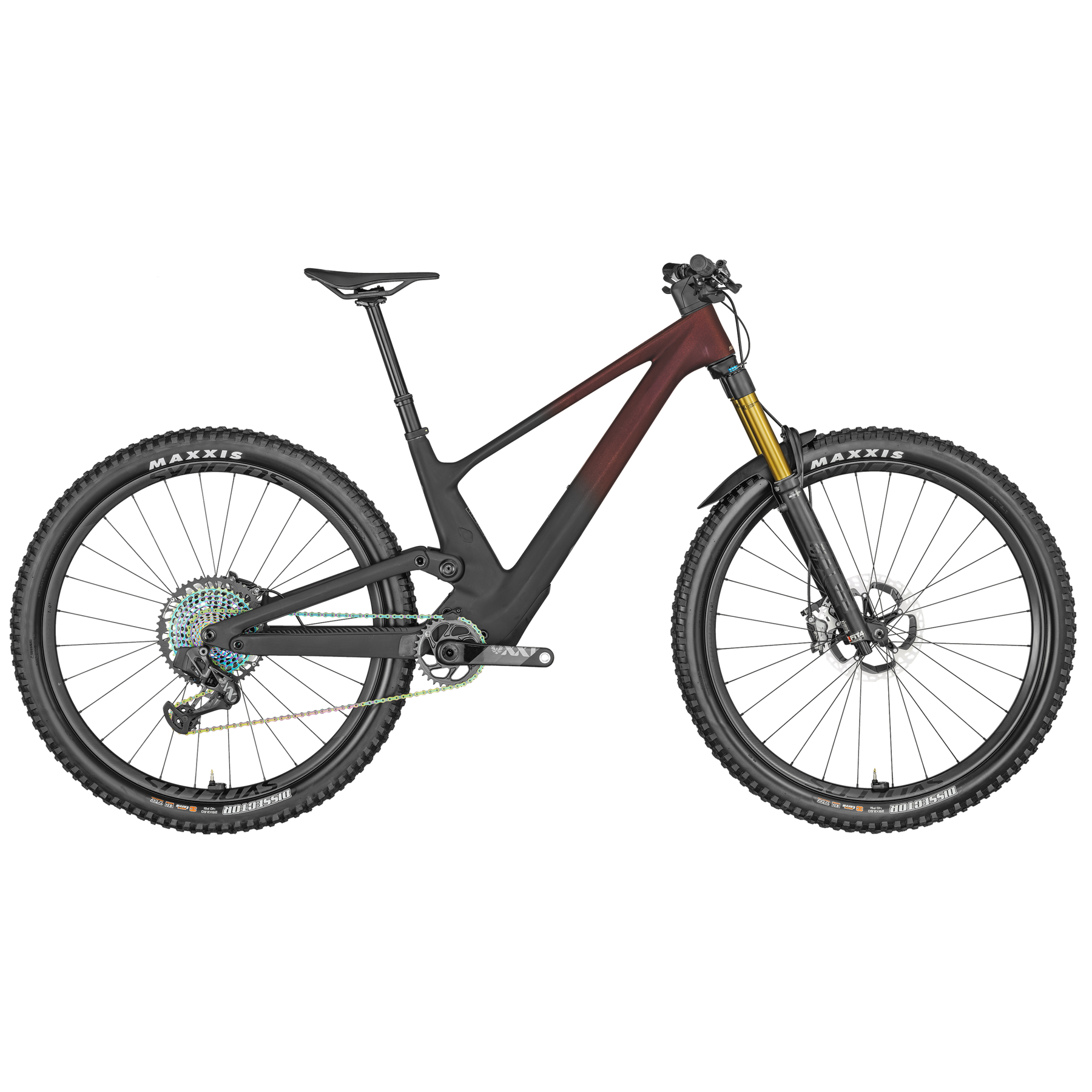 Scott Genius 900 Ultimate Full Suspension Mountain Bike Candy Red Flakes XL