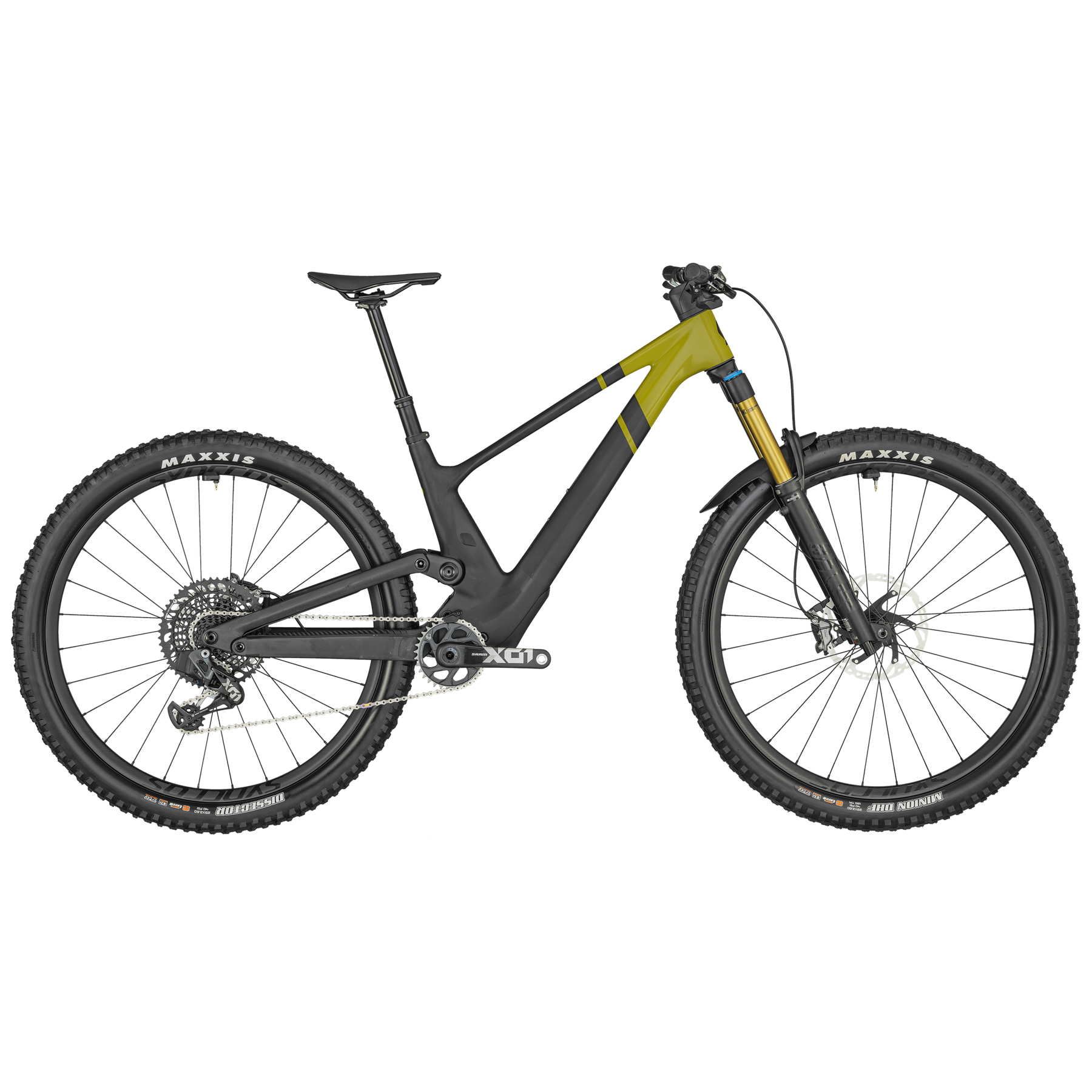 Scott Genius ST 900 Tuned Full Suspension Mountain Bike Savana Green XL