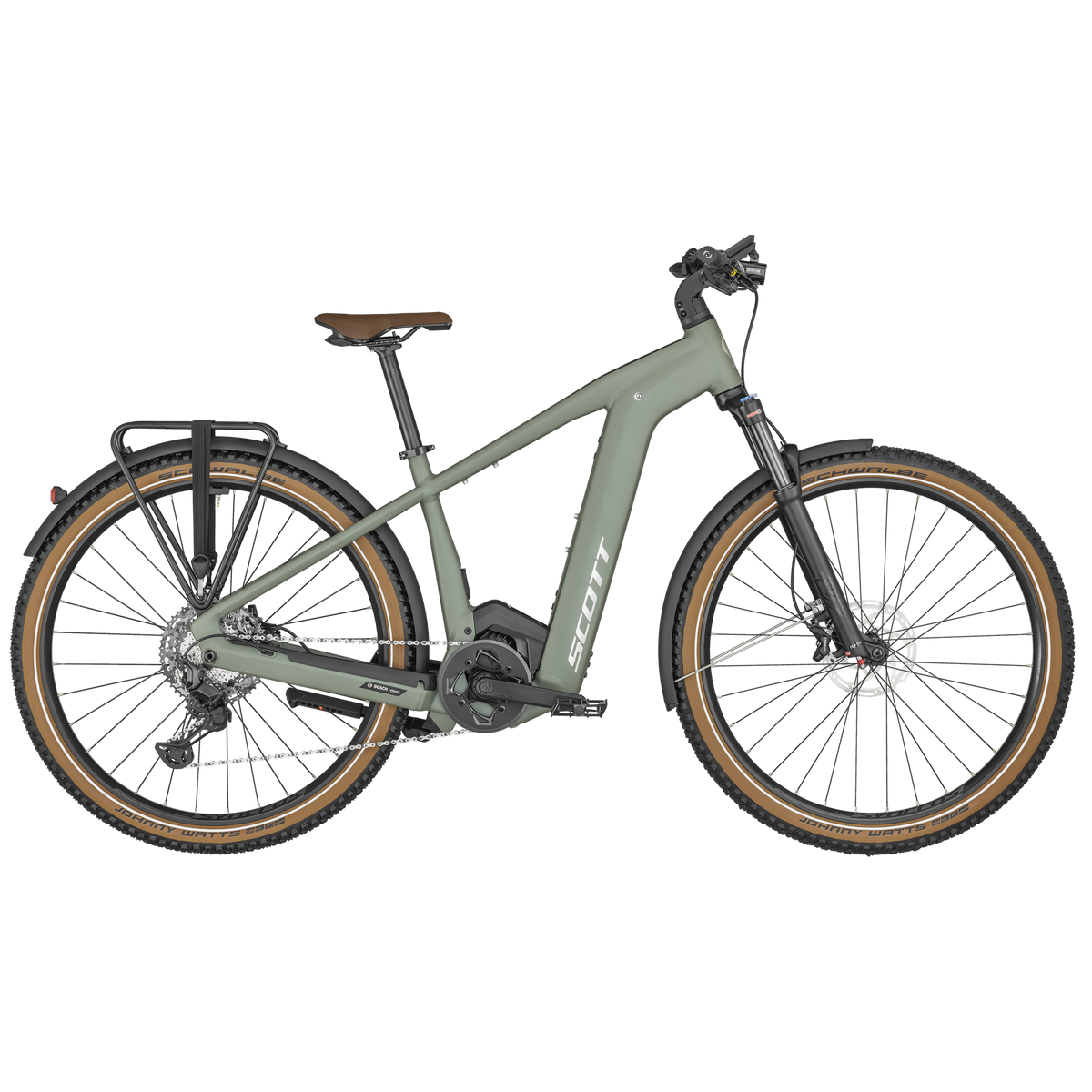 Scott Axis eRIDE 10 Men Electric Hybrid Bike Highland Green XL