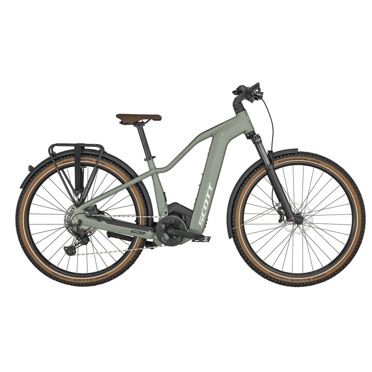 Scott Axis eRIDE 10 Lady Electric Hybrid Bike Highland Green L