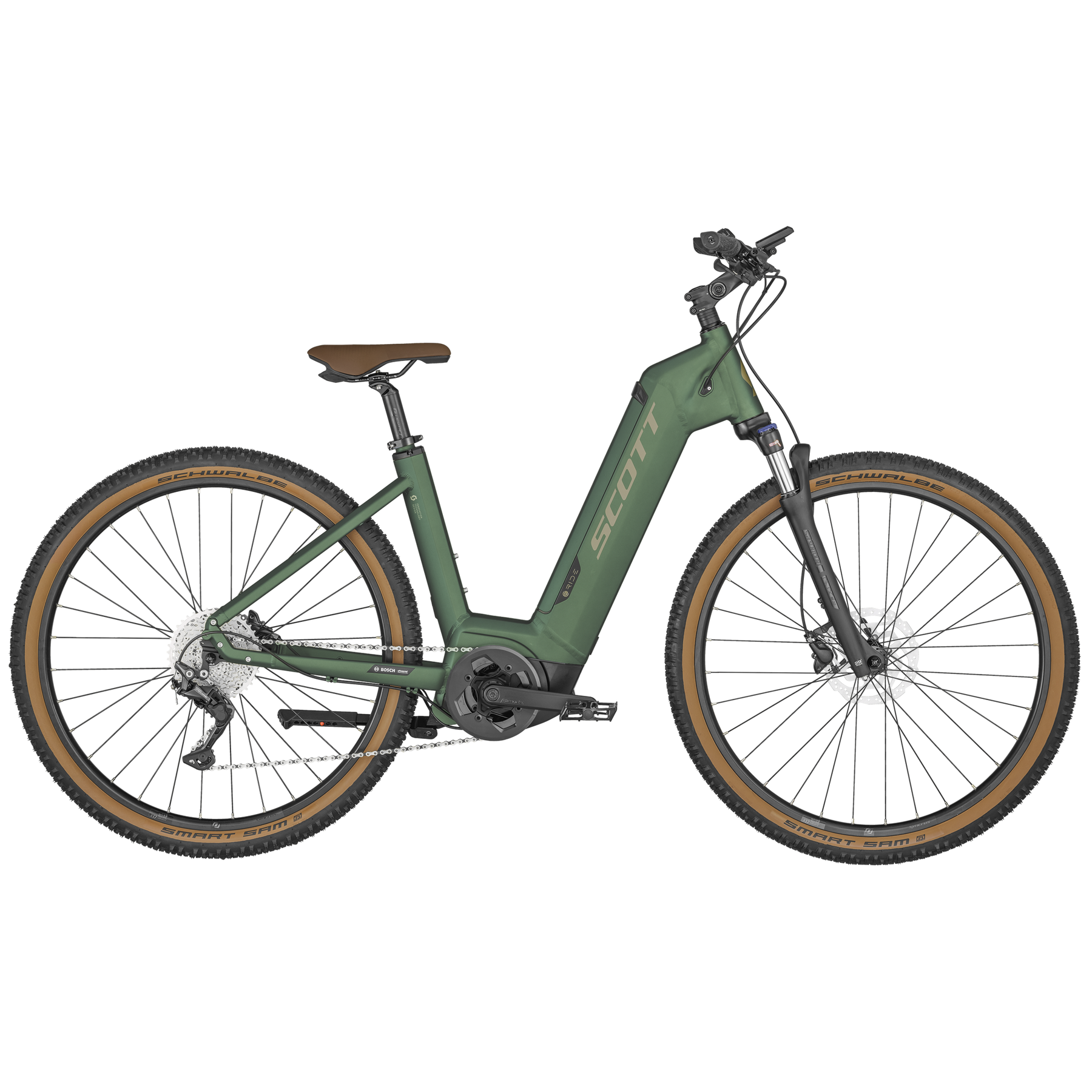 Scott Sub Cross eRIDE 10 Unisex Electric Hybrid Bike Malachite Green L