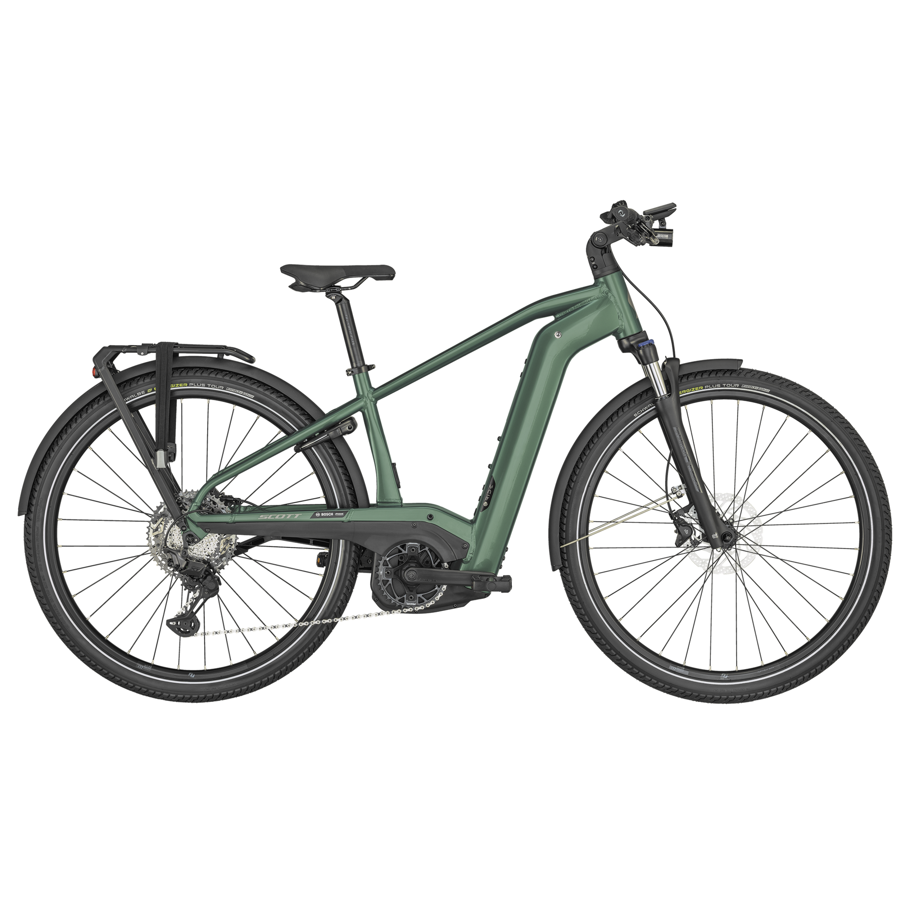 Scott Sub Sport eRIDE 10 Men Electric Hybrid Bike Malachite Green XL