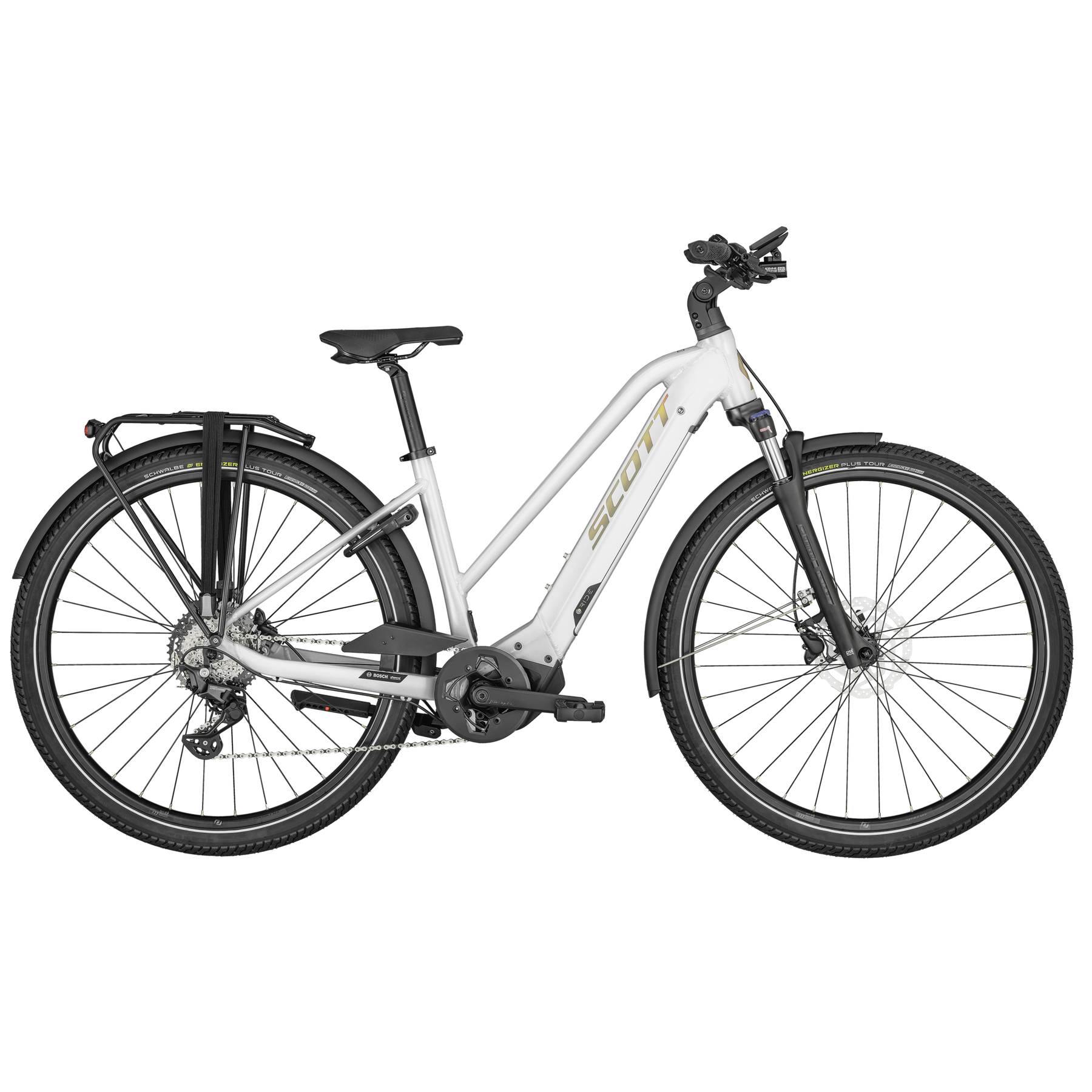 Scott Sub Sport eRIDE 20 Lady Electric Hybrid Bike Sparkle White L