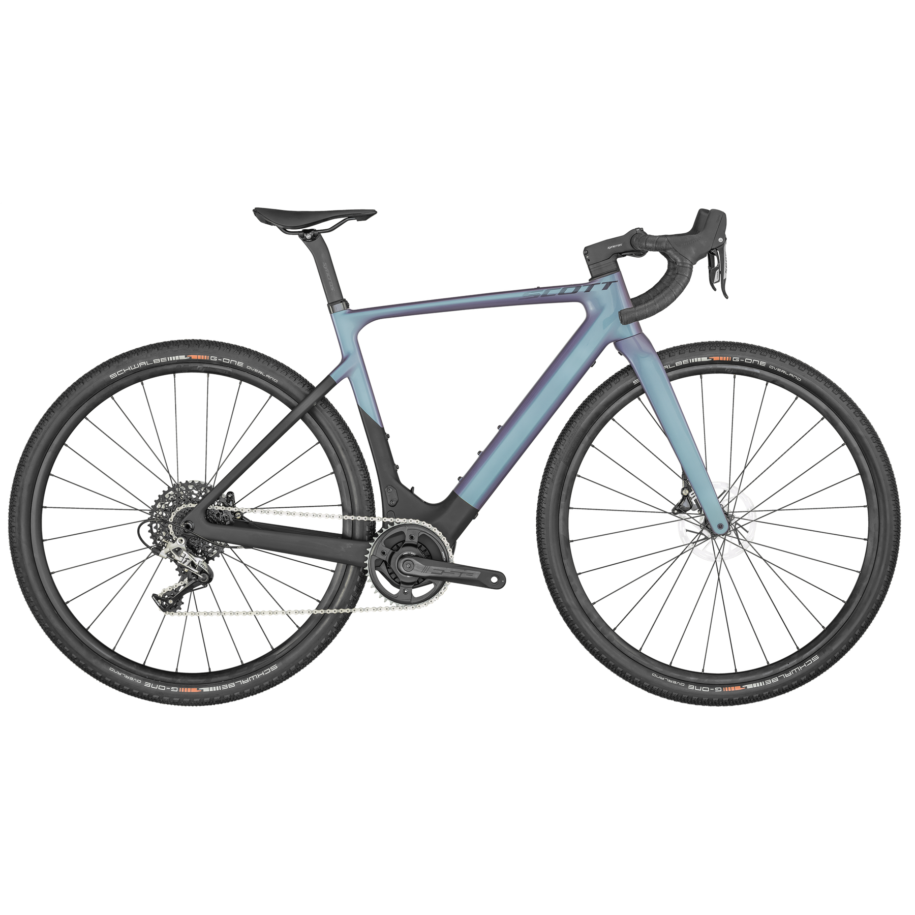 Scott Contessa Solace Gravel eRIDE 15 Electric Gravel Bike Prism Unicorn Purple XS