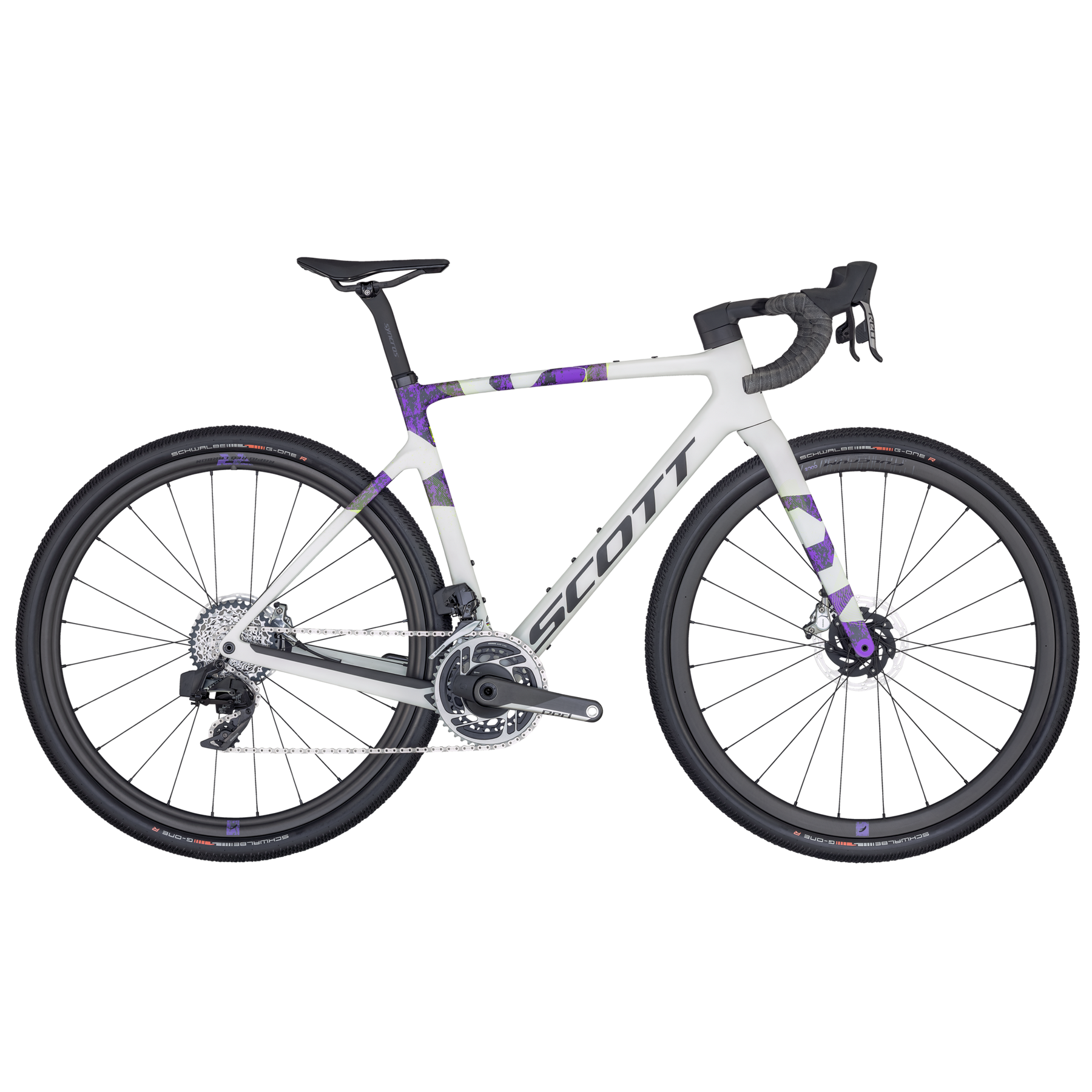 Scott Addict Gravel RC Gravel Bike Beluga Grey/Progressive Purple XL