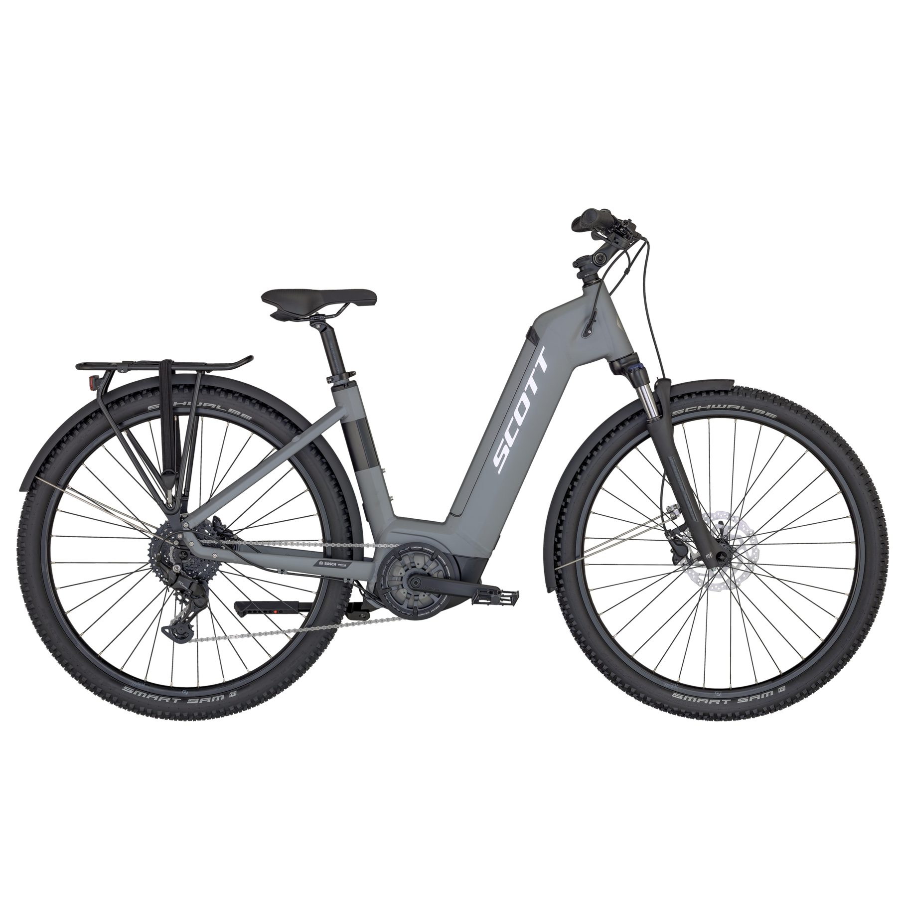 Scott Sub Cross eRIDE 30 Unisex EQ Electric Hybrid Bike Blue Grey L