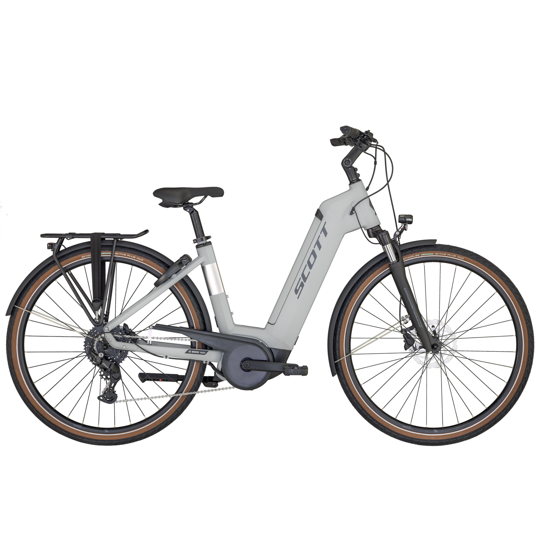 Scott Sub Active eRIDE Unisex Electric Hybrid Bike Azzuro Grey L