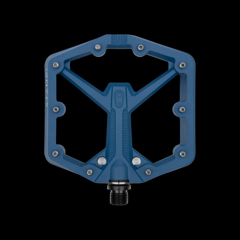 crankbrothers stamp 1 v2 flat pedals Navy Large