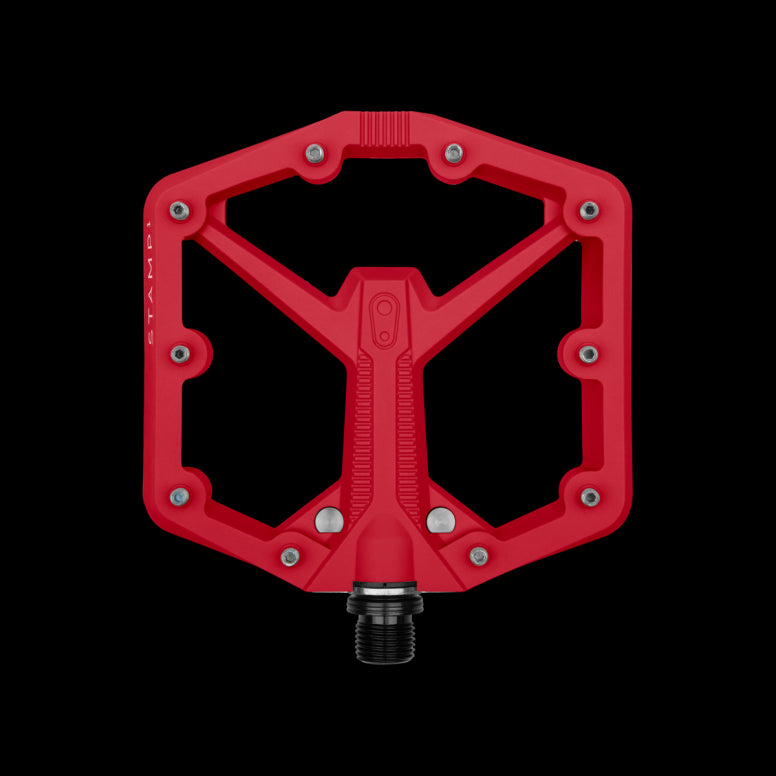 crankbrothers stamp 1 v2 flat pedals Red Large