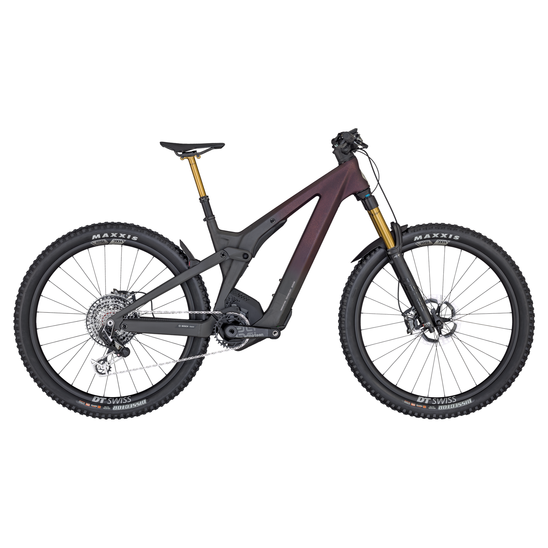 Scott Patron eRIDE 900 Ultimate TR Electric Mountain Bike Candy Red Flakes XL