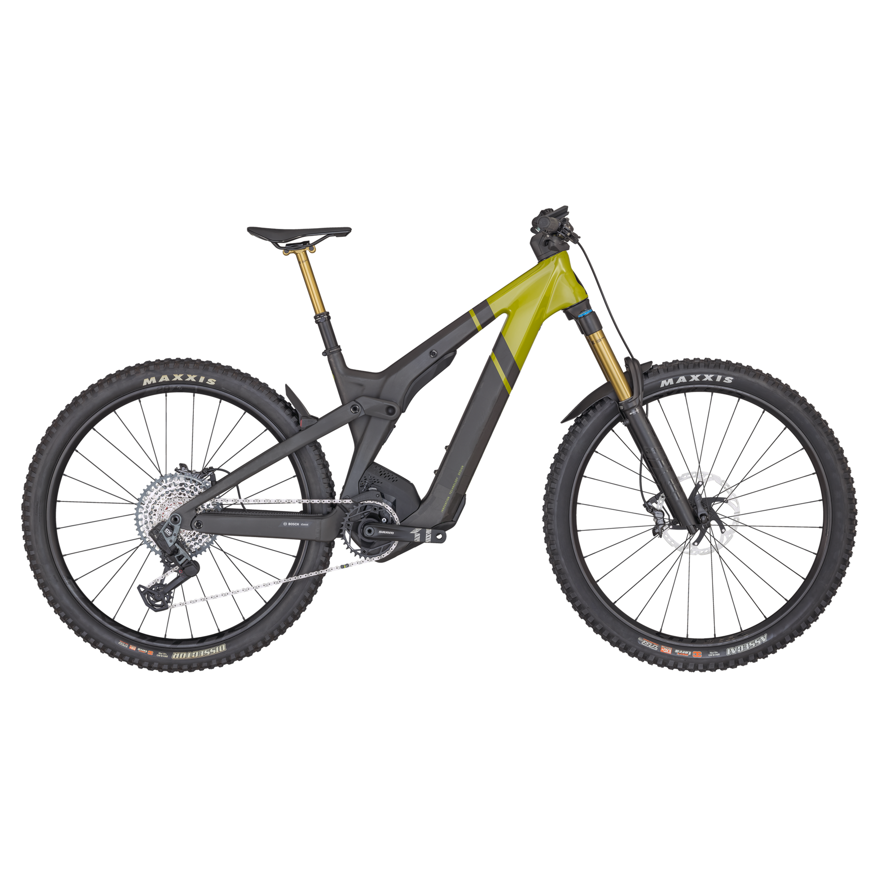 Scott Patron ST eRIDE 900 Tuned TR Electric Mountain Bike Savana Green XL