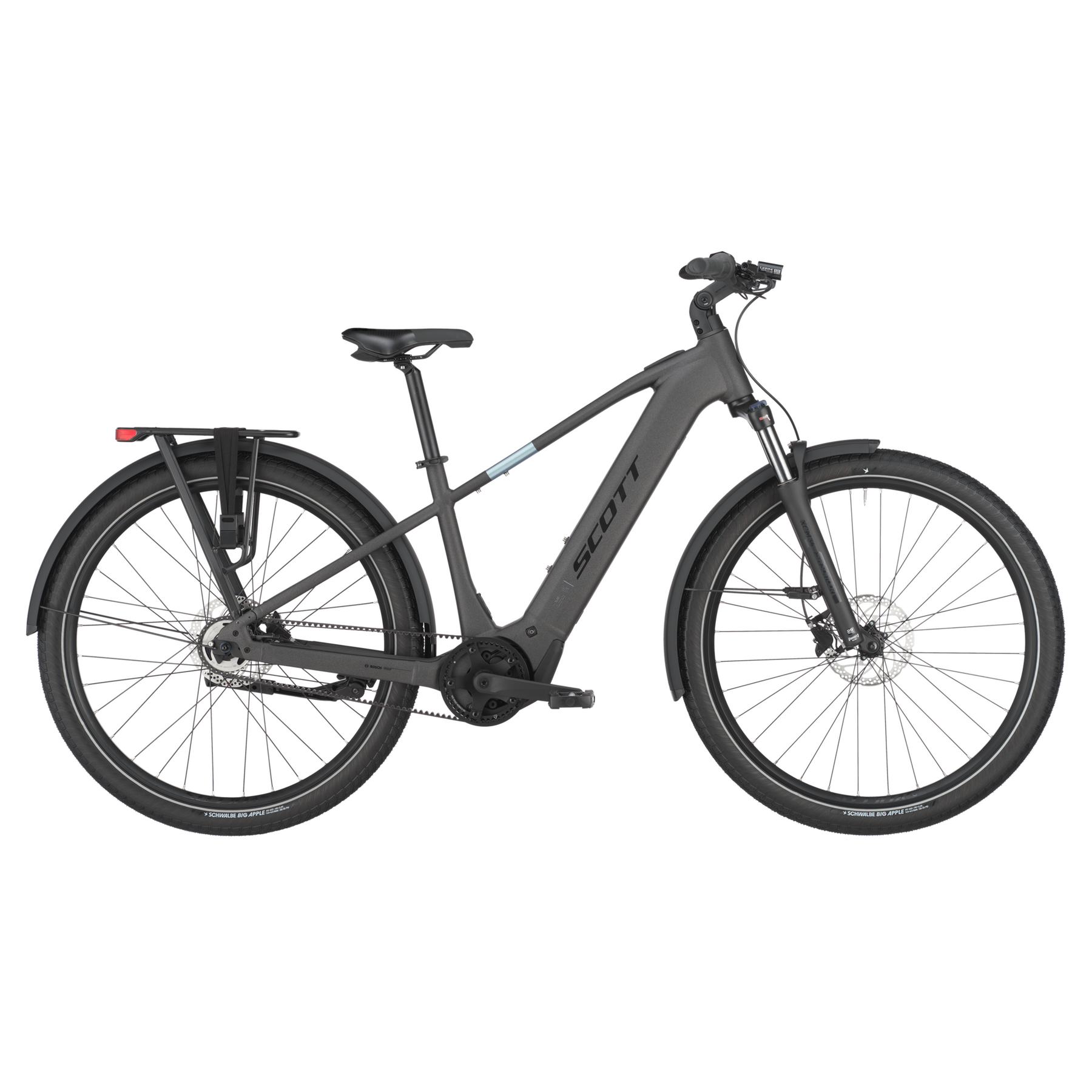 scott sub 20 belt electric hybrid bike Midnight Grey XL