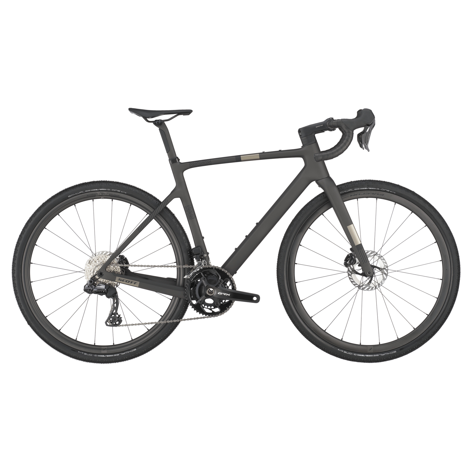 scott addict gravel 10 gravel bike 1 carbon black XL