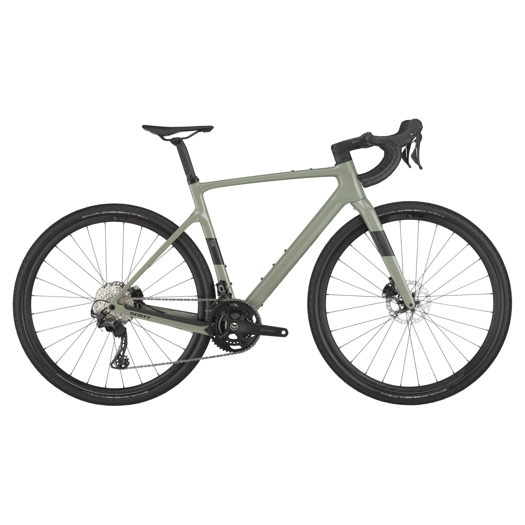 scott addict gravel 50 gravel bike Undergrowth Green XL
