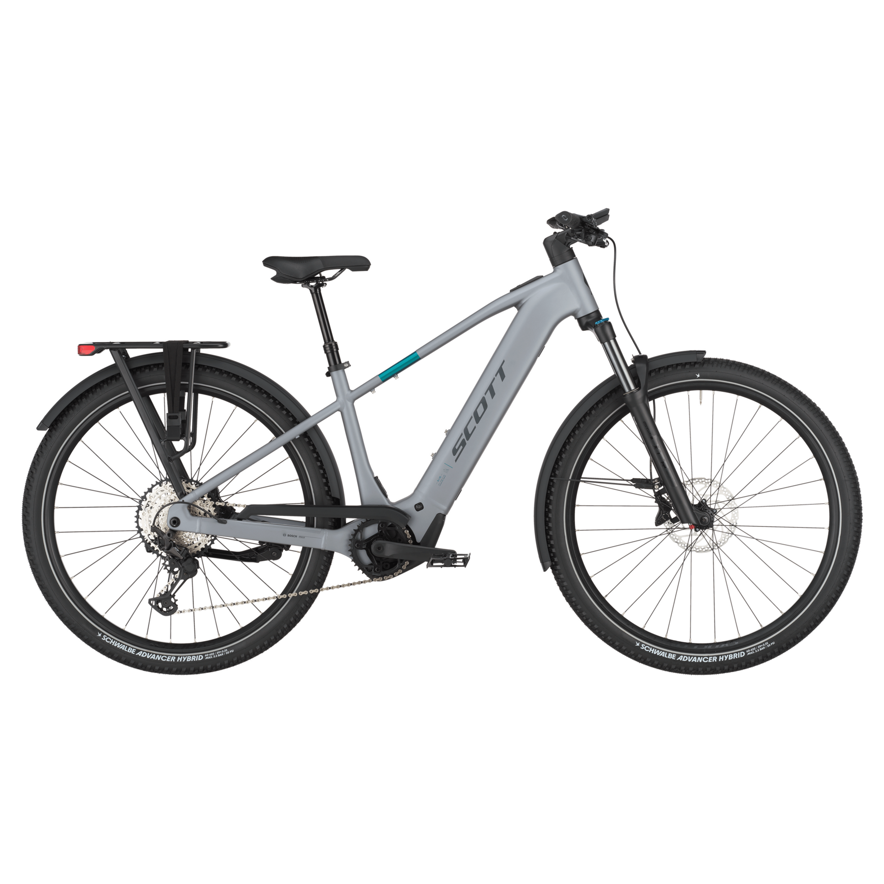 scott axis 10 electric mountain bike Bird Grey XL