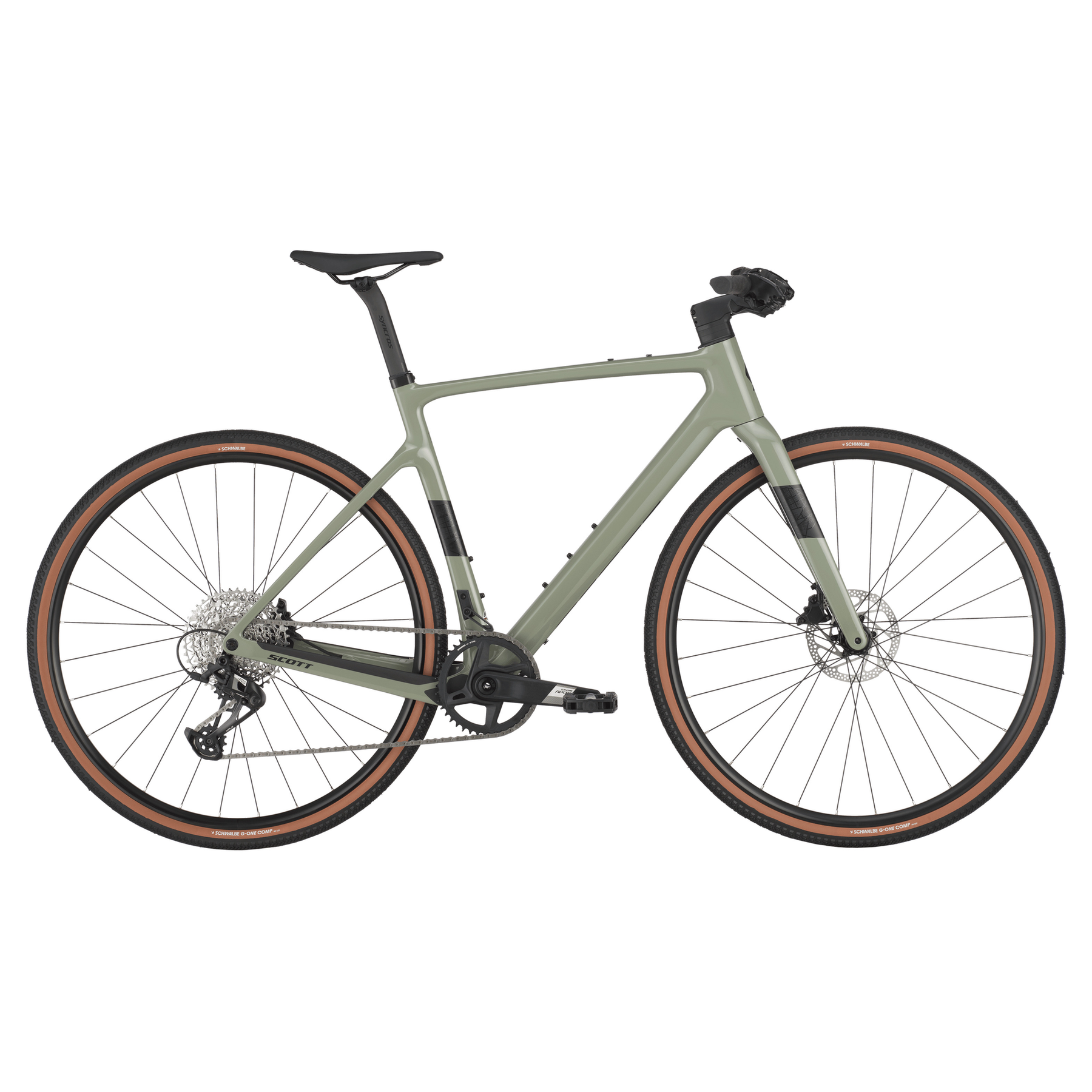 scott metrix 10 hybrid bike Undergrowth Green XL