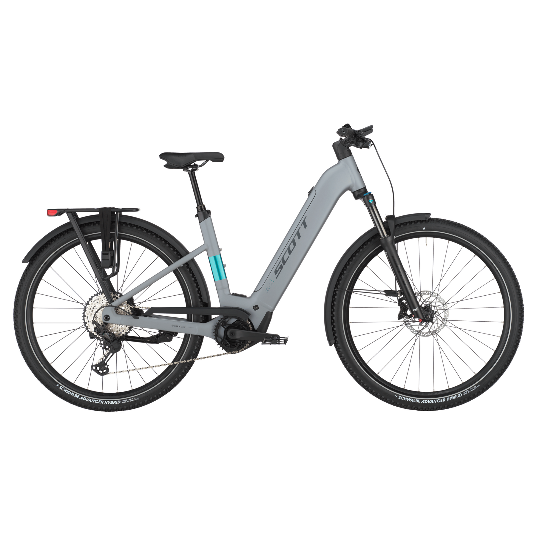 scott axis 10 wave electric mountain bike Bird Grey XL