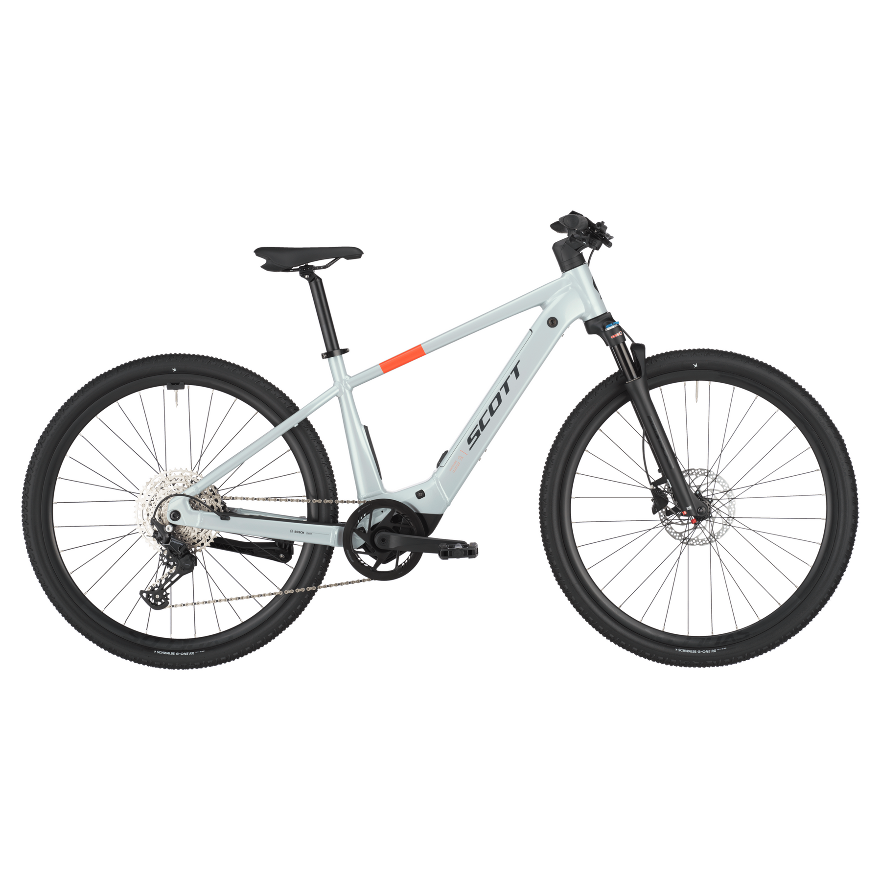 scott passage 20 electric hybrid bike Flake Grey XL