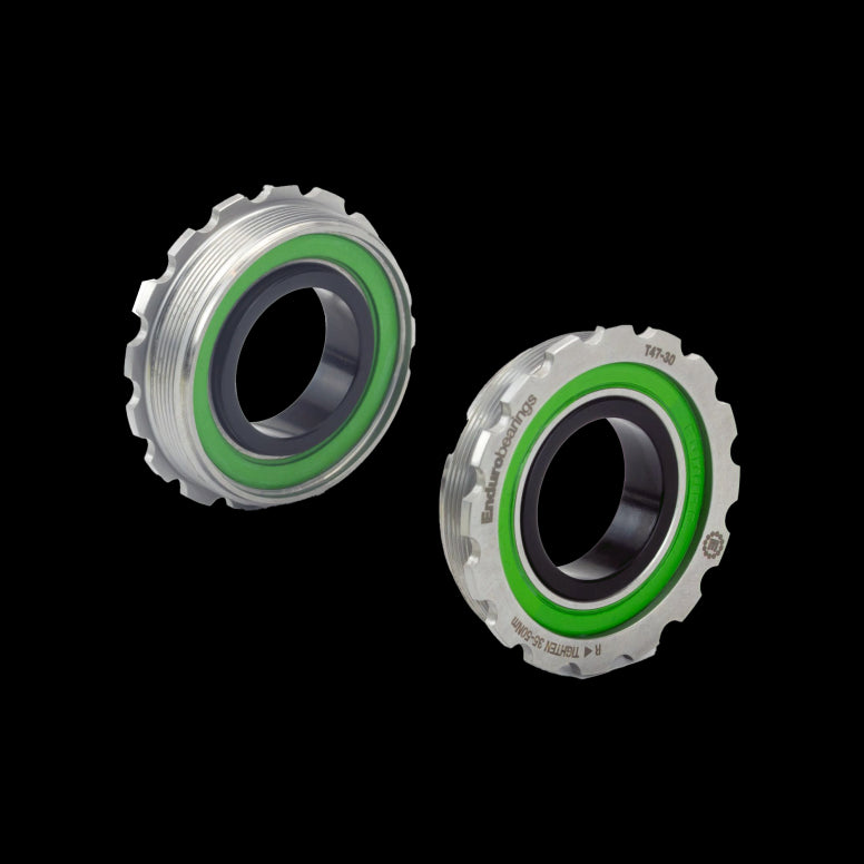 Enduro Bearings Maxhit T47 Internal Bottom Bracket Silver 24mm