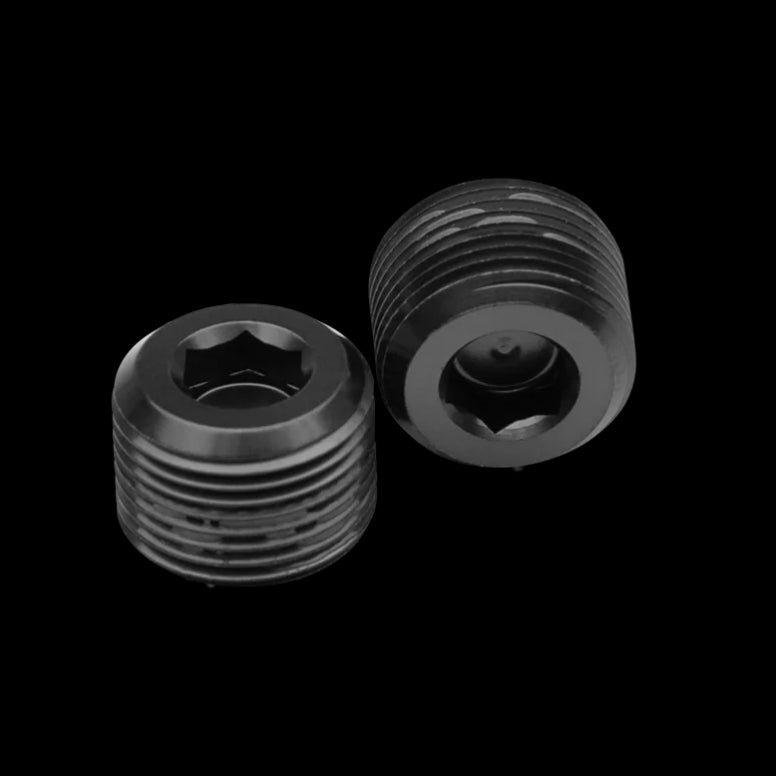 Crankbrothers Coloured Pedal End Cap Black