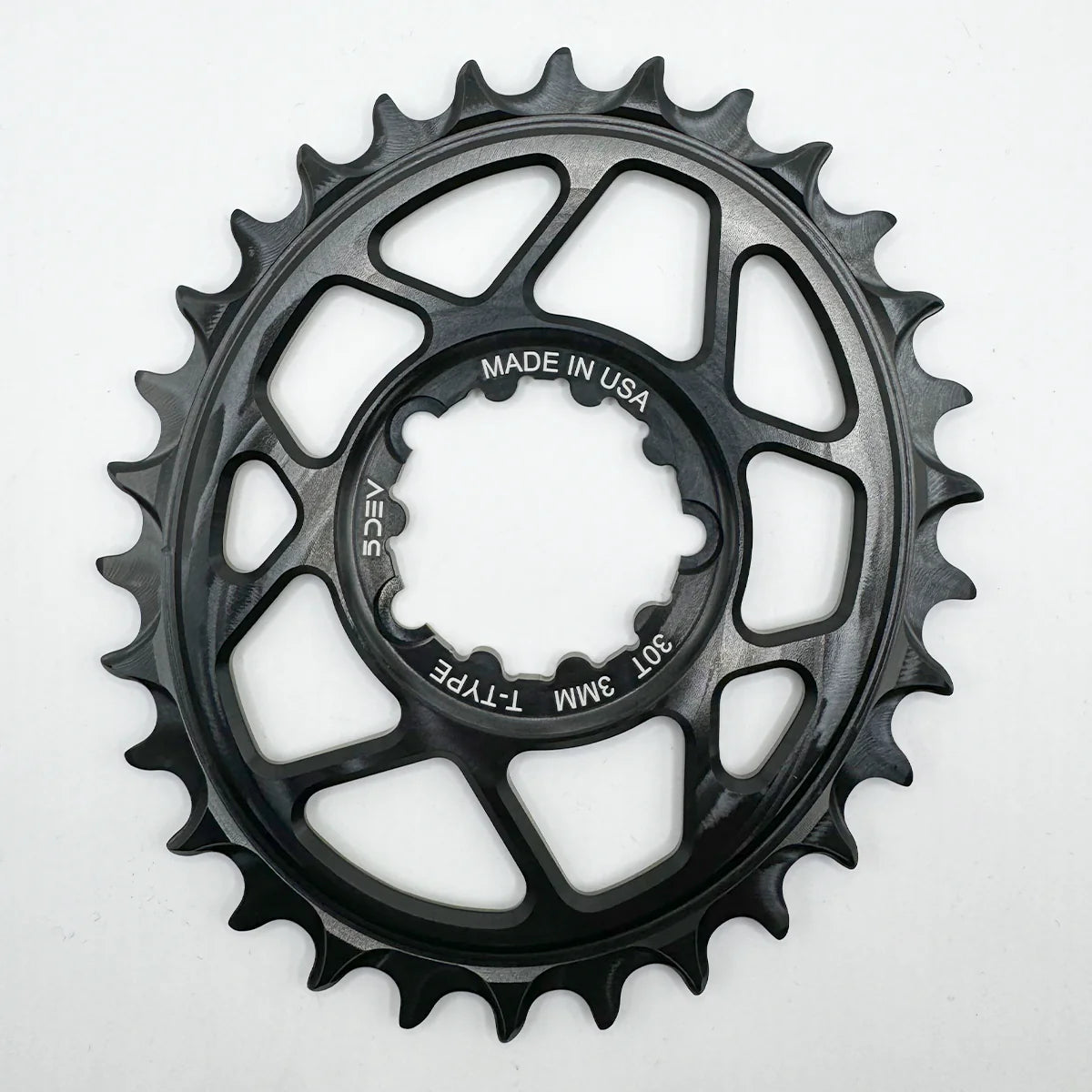 The 5Dev 8-Bolt Direct Mount T-Type Oval Chainring for sale Ireland