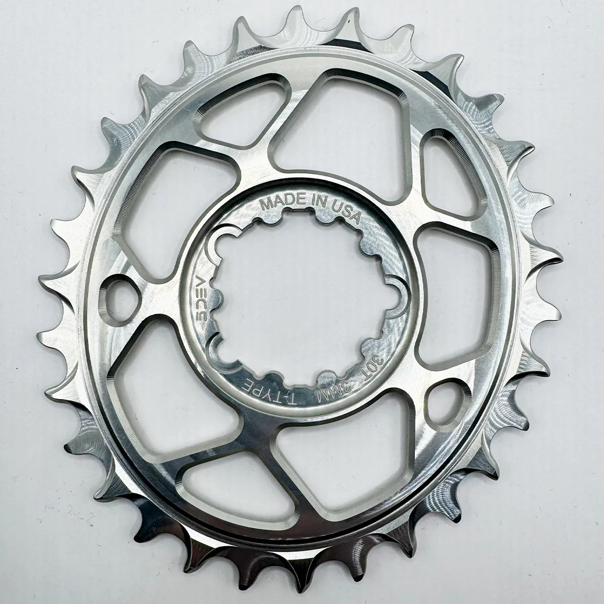 5Dev 3-Bolt Direct Mount Oval Chainring