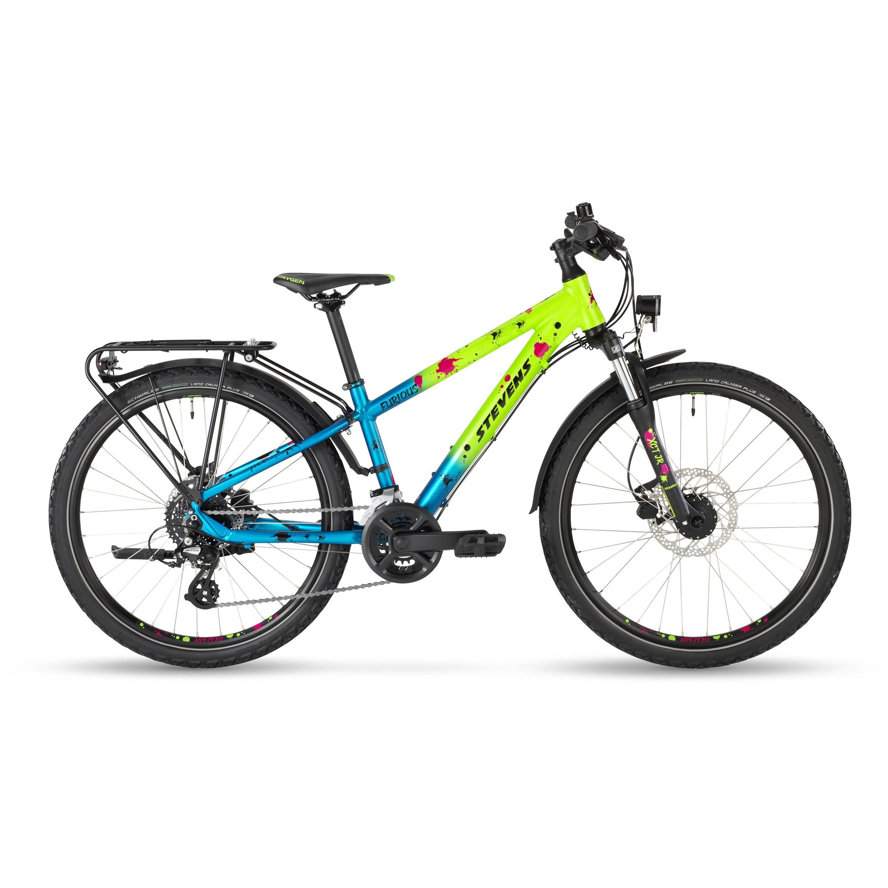 Stevens Furious Tour 24 Gen.1 Kids Bike Green/Blue One Size