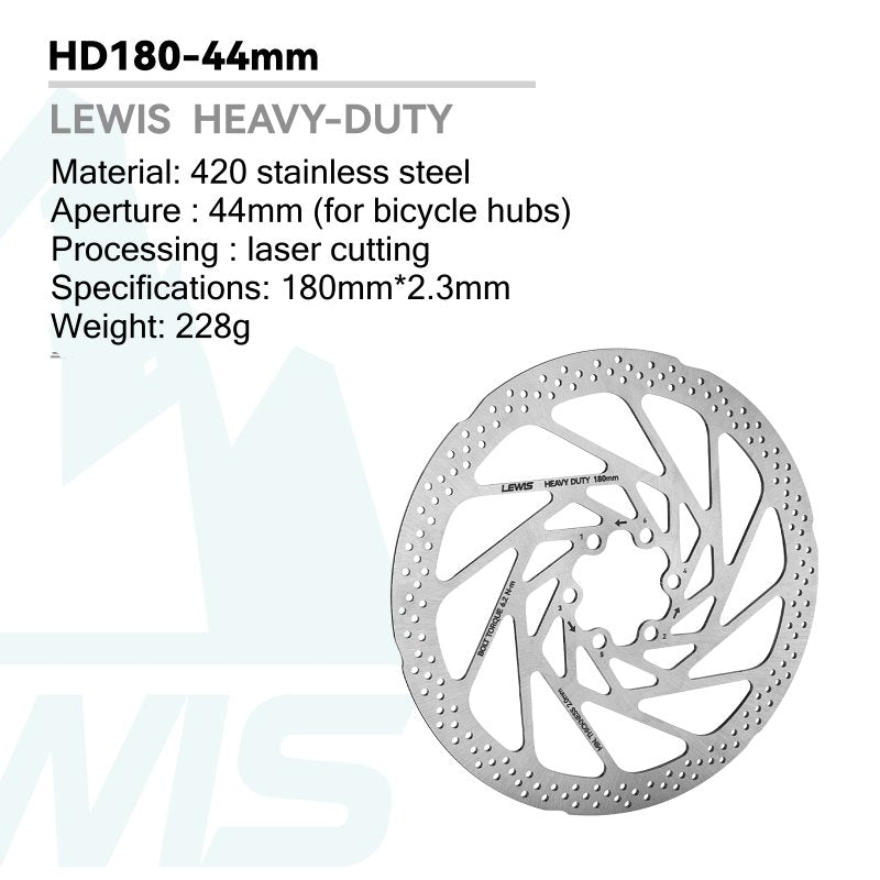 Lewis Heavy Duty 6-Bolt Disc Rotor 2.3mm