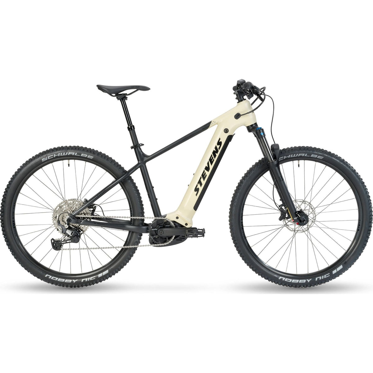 Stevens E-Cayolle Gen.2 Electric Mountain Bike Beige/Black XXL