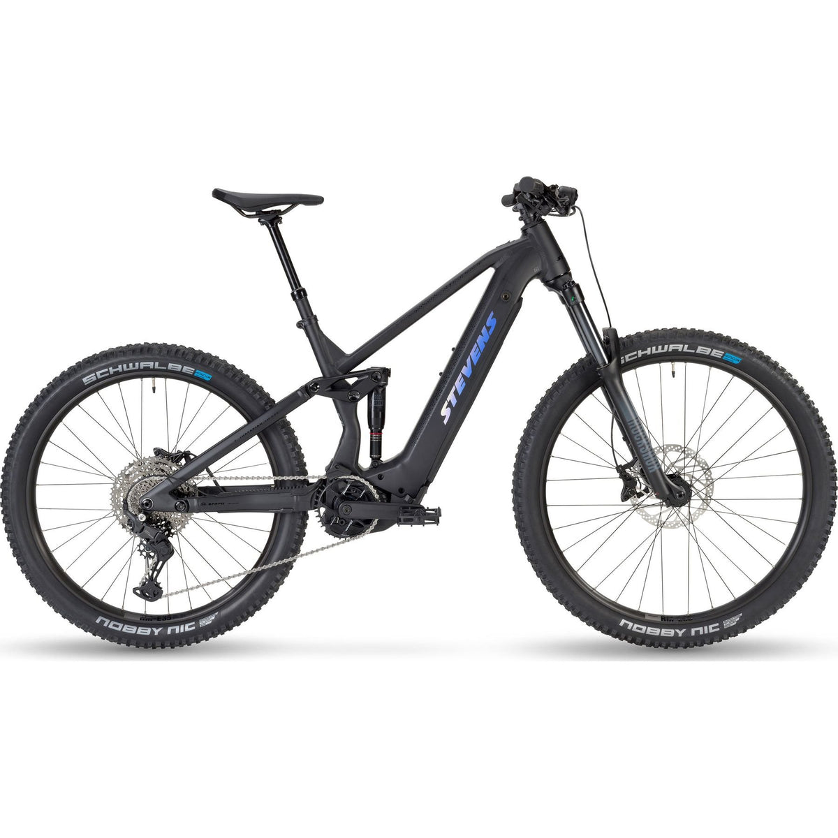 Stevens E-Inception AM 6.6.1 ACT Gen.2 Mullet Electric Mountain Bike Black XL