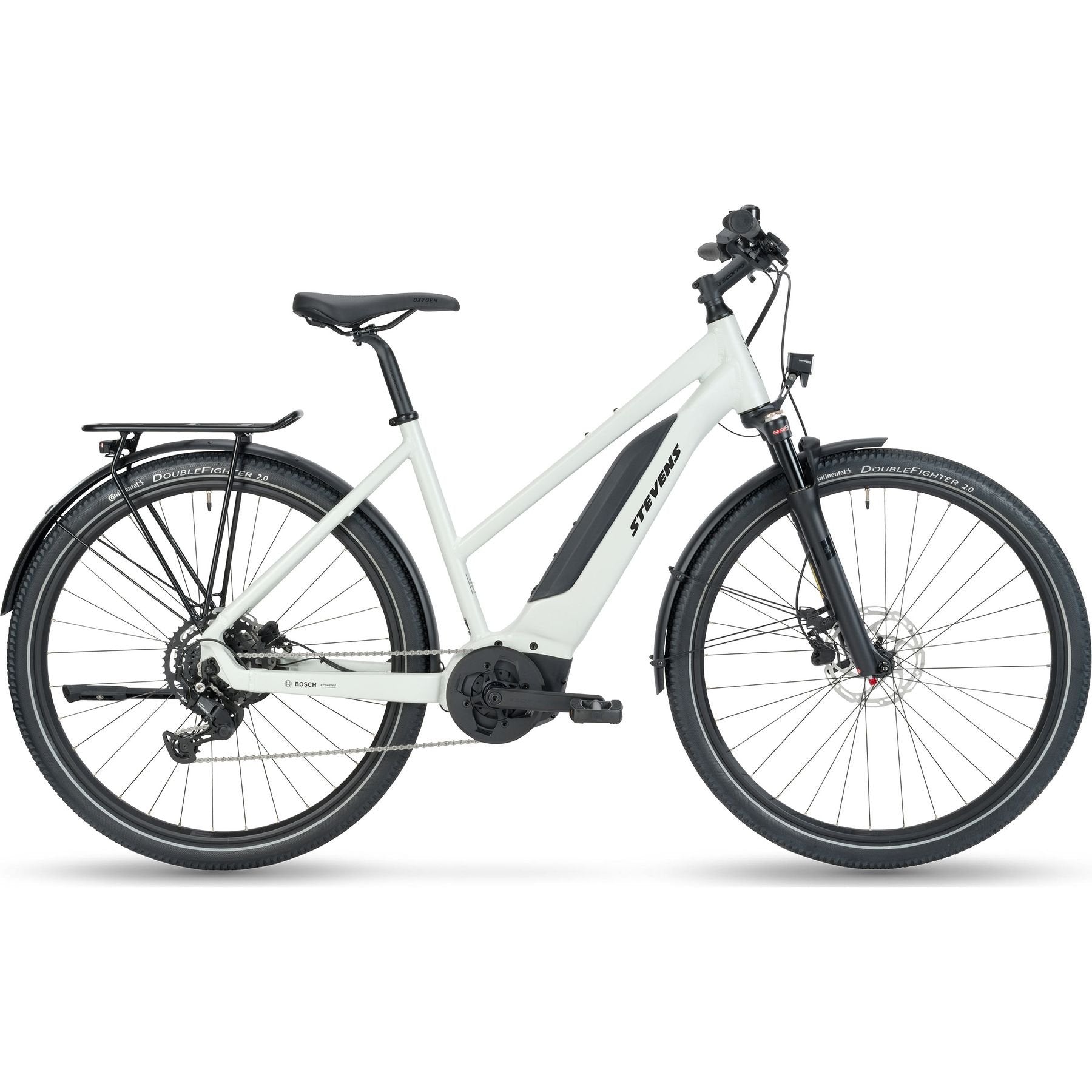 Stevens E-4X Tour LT Gen.2 Womens Electric City Bike Grey L