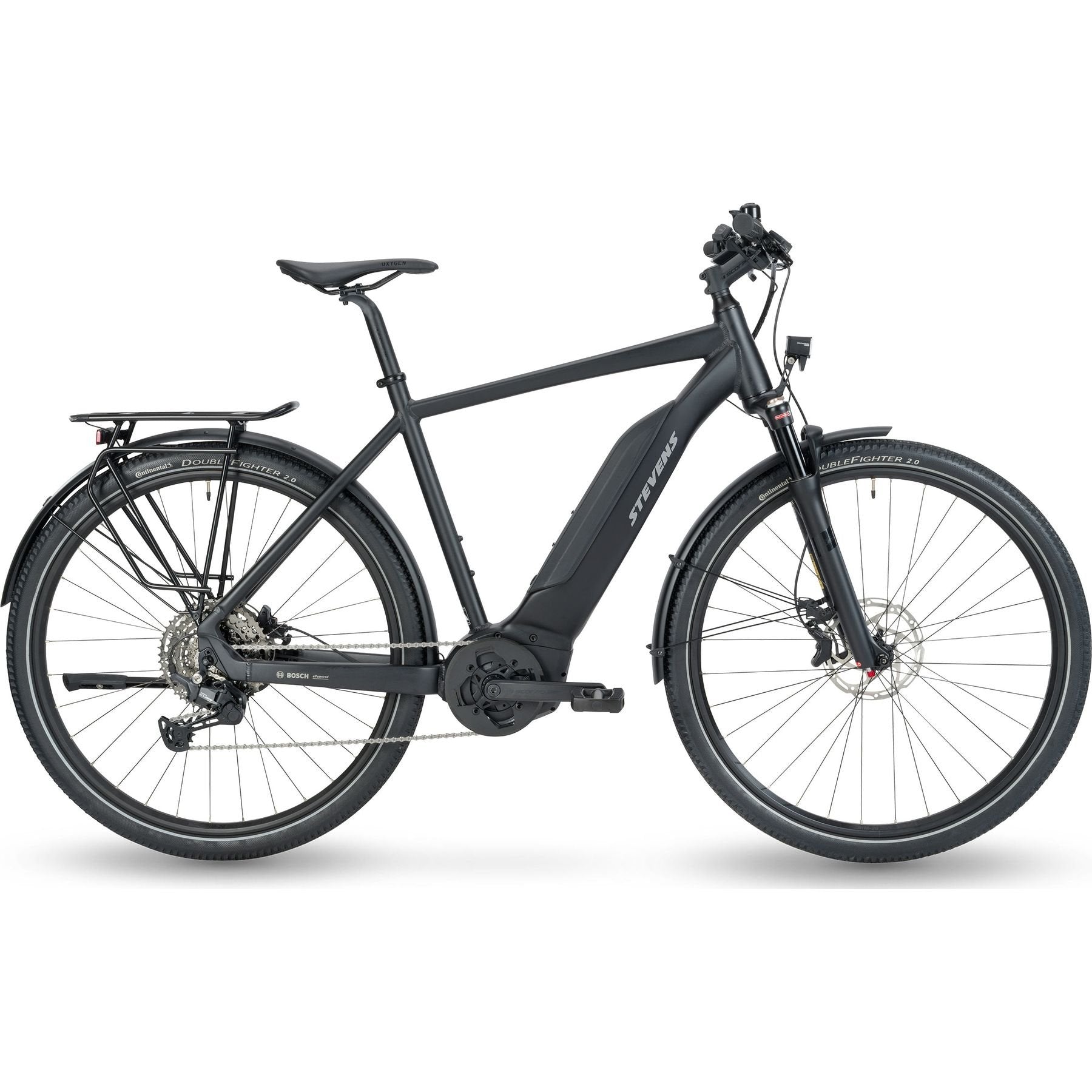 Stevens E-6X Tour HT Gen.2 Electric City Bike Black XXL