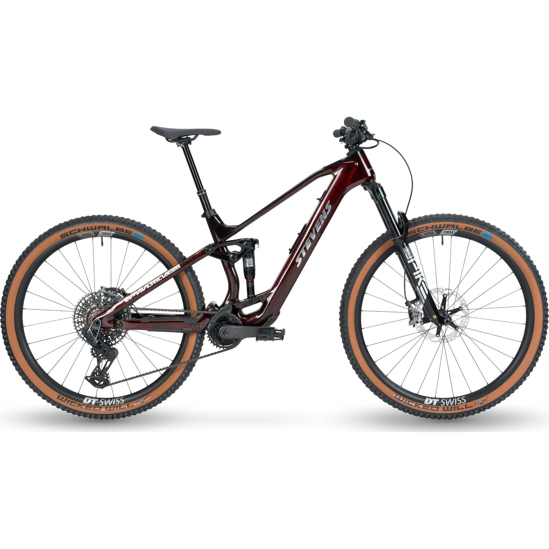 The Stevens E-Maverick AM Electric Mountain Bike for sale