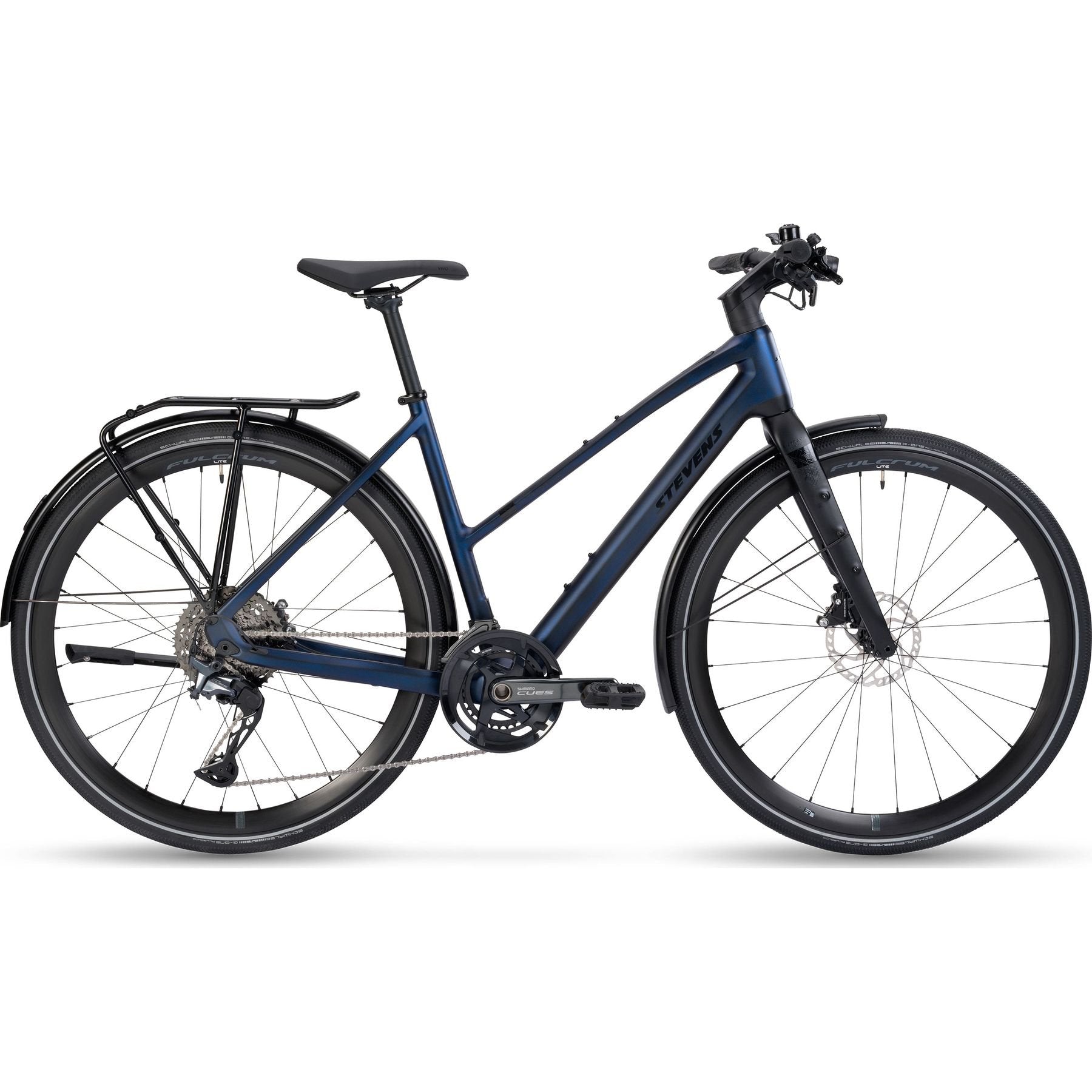 Stevens E-Strada 8.3.4 FEQ LT Womens Electric City Bike Blue M
