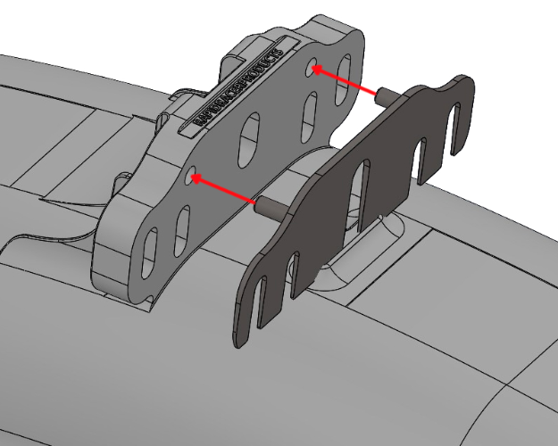 RRP Fox 36 Stability Bracket For Proguard Bolt On