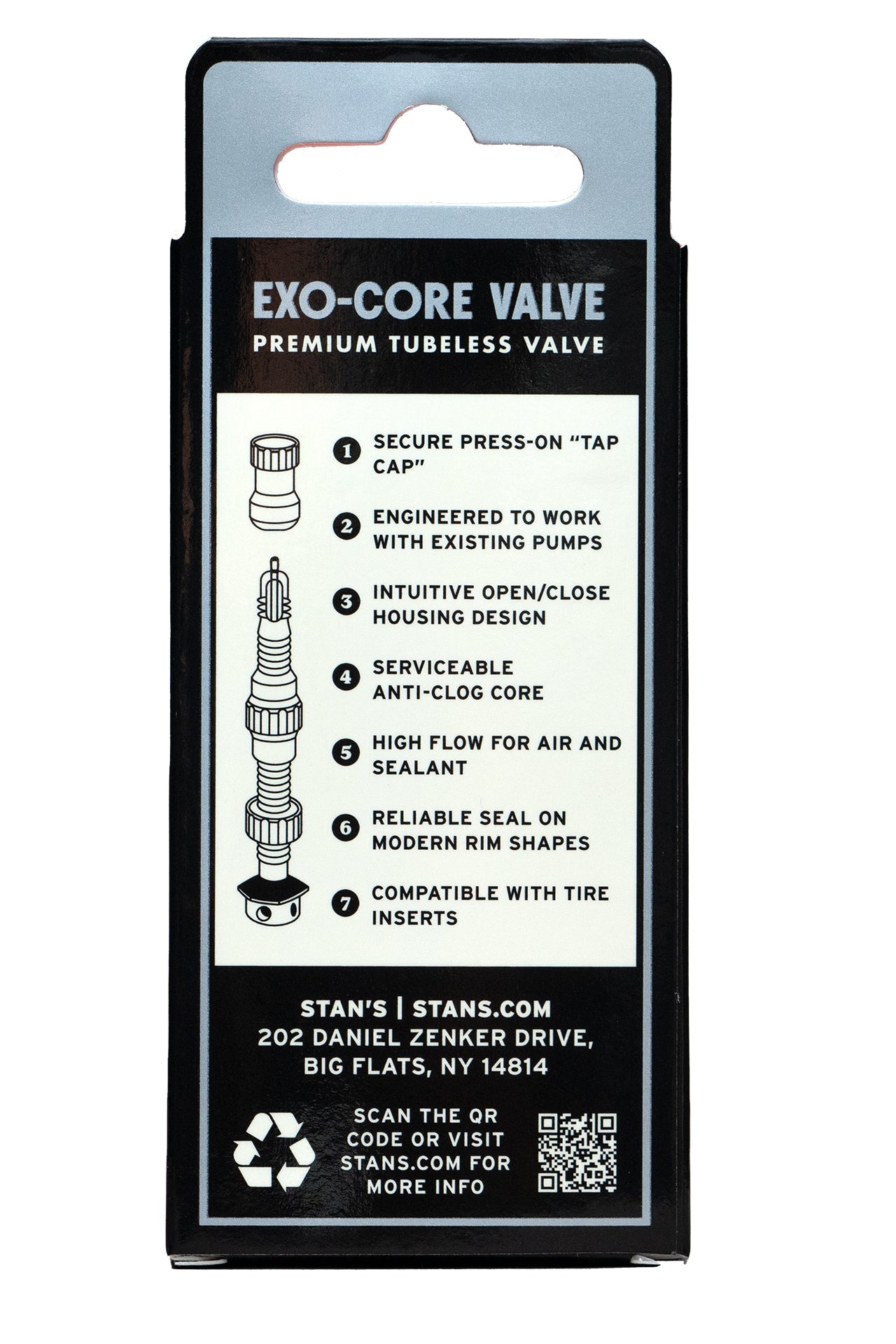 Stans Exo-Core Hi-Flo Tubeless Valves