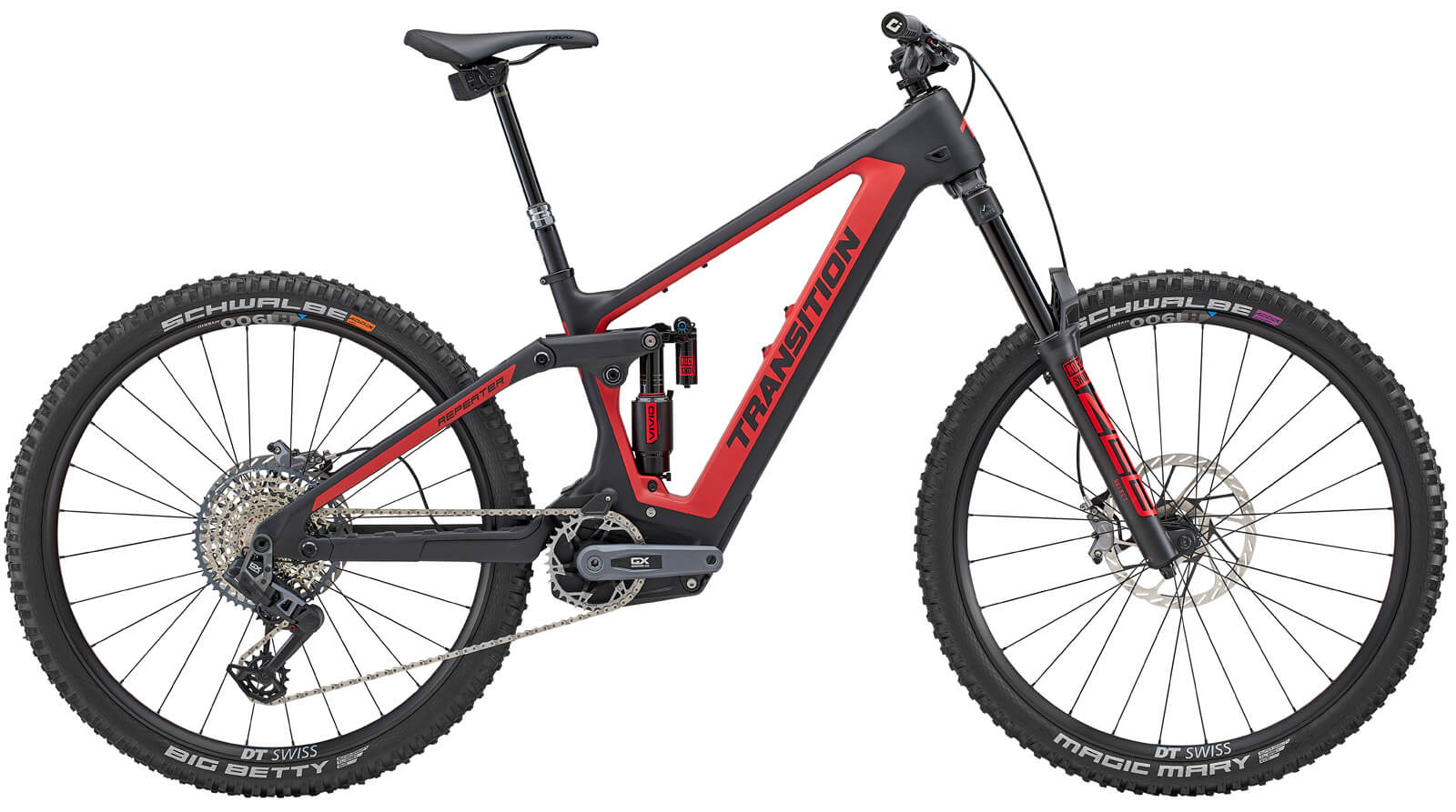 Transition Repeater PT Carbon GX AXS Electric Mountain Bike