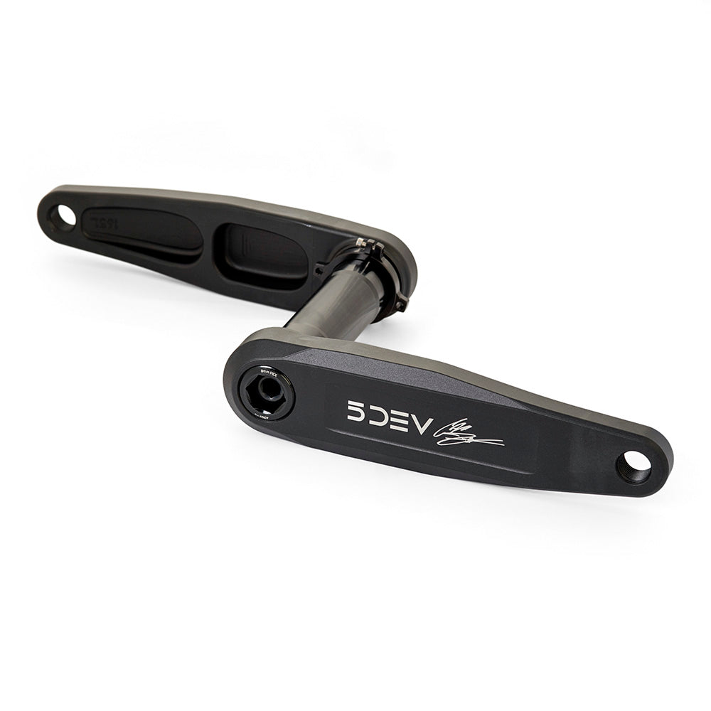 5Dev Freeride Crankset - 30mm Raw Silver 155mm