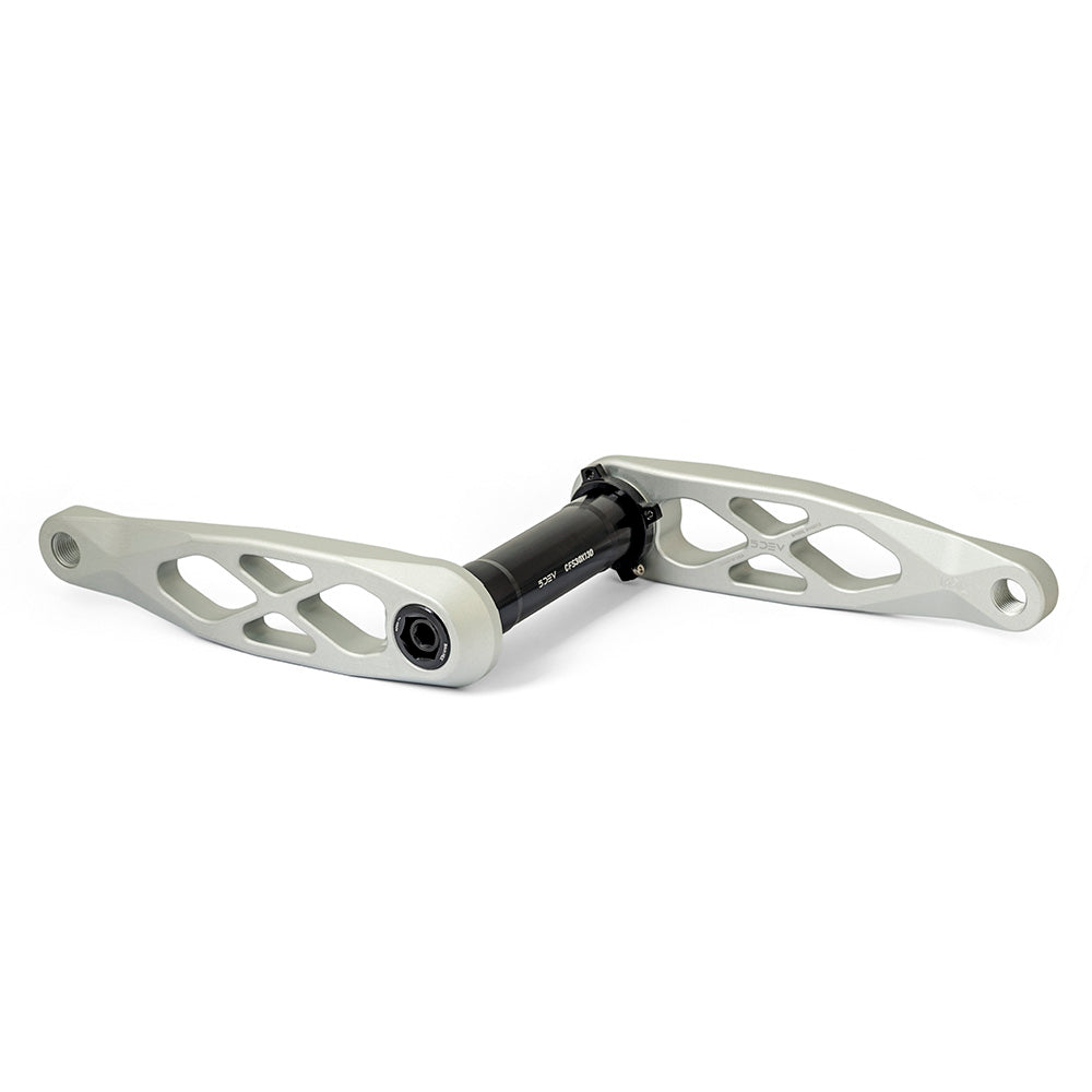 5Dev R-Spec Crankset 30mm Boost Raw Silver 175mm