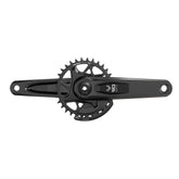 sram eagle 90 q174 cl55 dub mtb wide crankset w 2 guards 32t steel t type Black