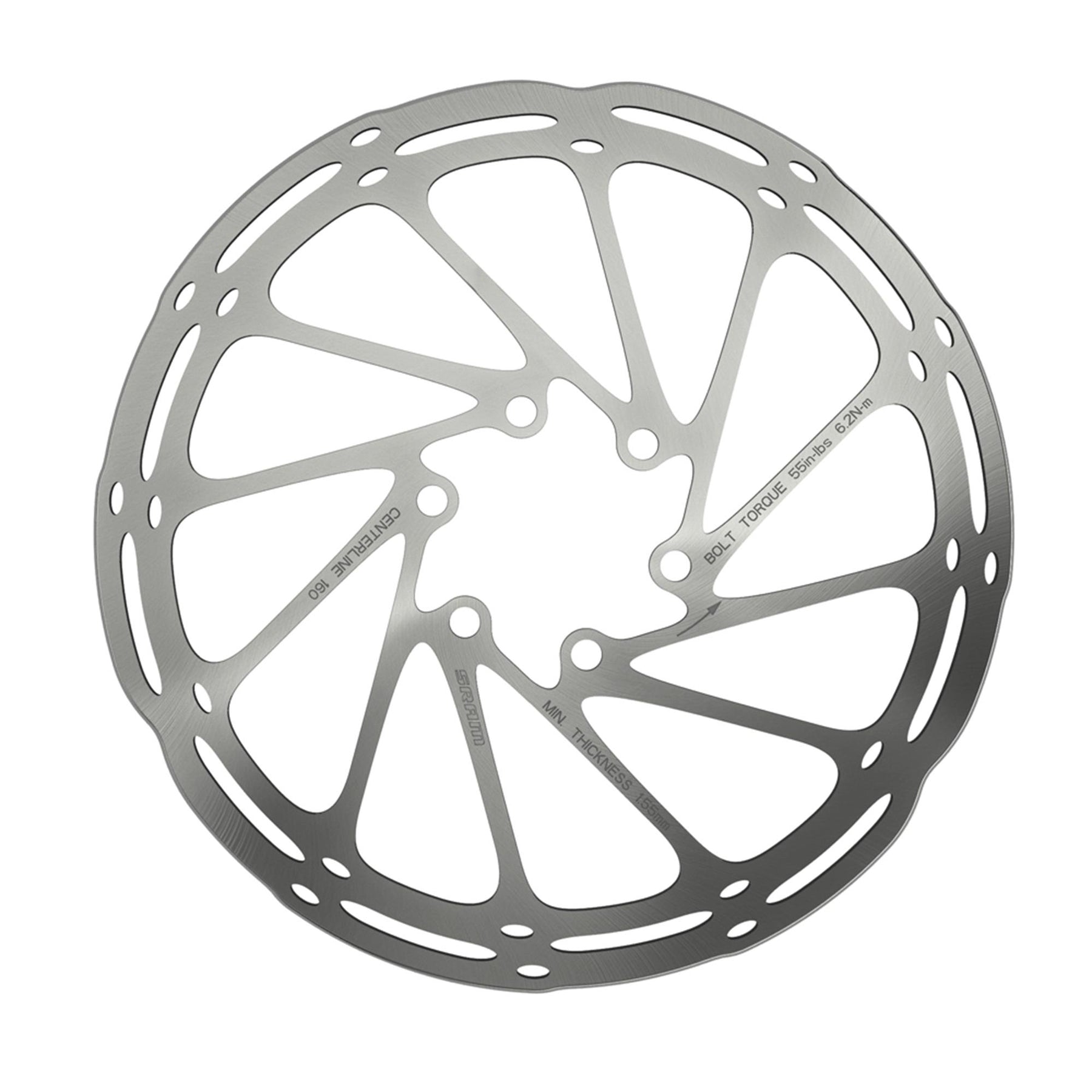 Sram Centerline Rounded 2.0mm Rotor (Includes Steel Rotor Bolts) 200mm