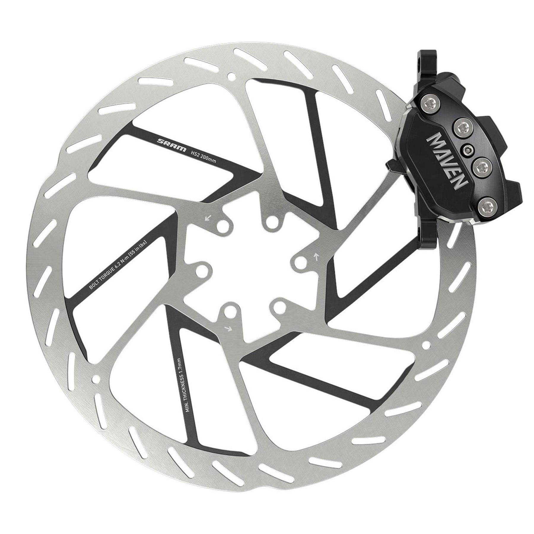 Sram Maven Silver Stealth Disc Brake