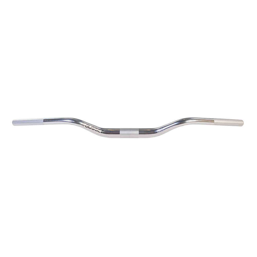 gusset beard bar Silver 750mm