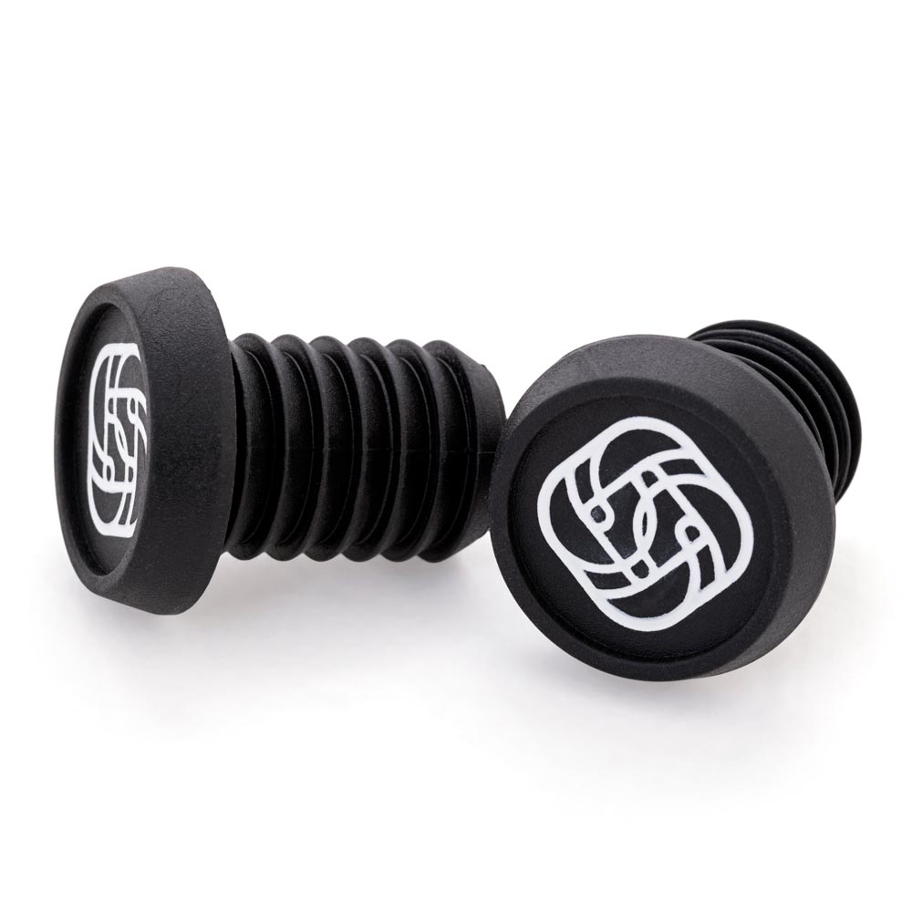gusset bmx push in plugs pairs Black
