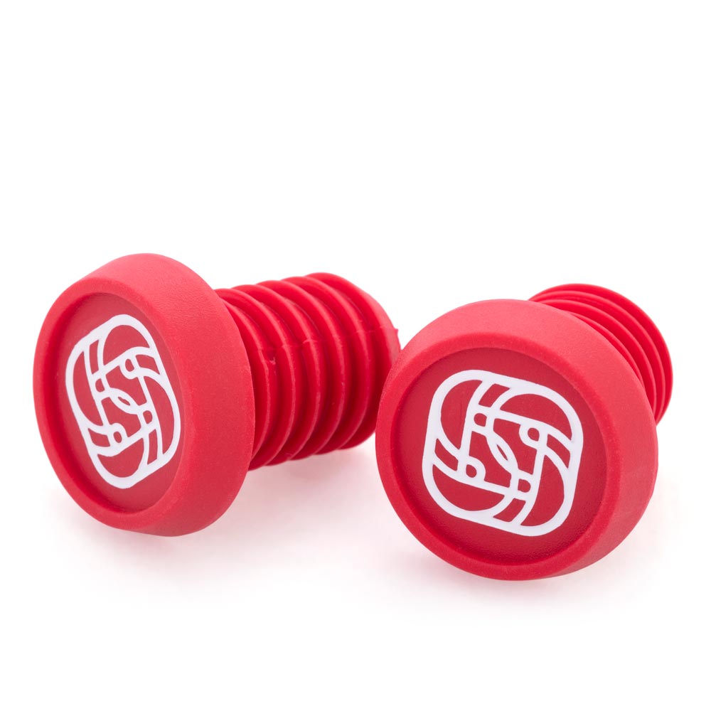 gusset bmx push in plugs pairs Red
