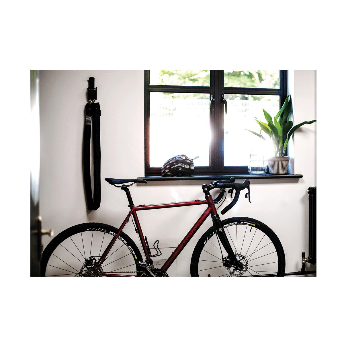 Hiplok Homie Stay At Home Chain Lock 10mm x 150cm Includes Wall Hook (Gold Sold Secure)