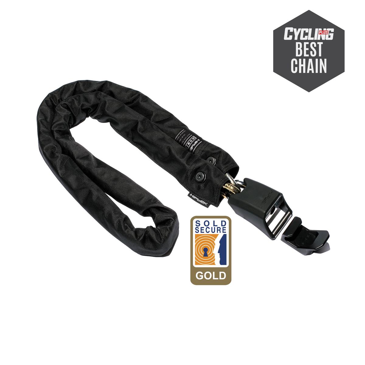 Hiplok Homie Stay At Home Chain Lock 10mm x 150cm Includes Wall Hook (Gold Sold Secure)