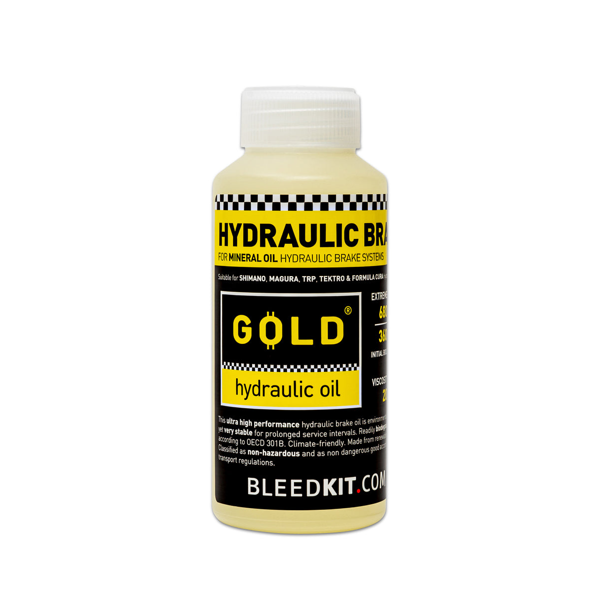 Bleedkit.com Gold Hydraulic Oil 100ml